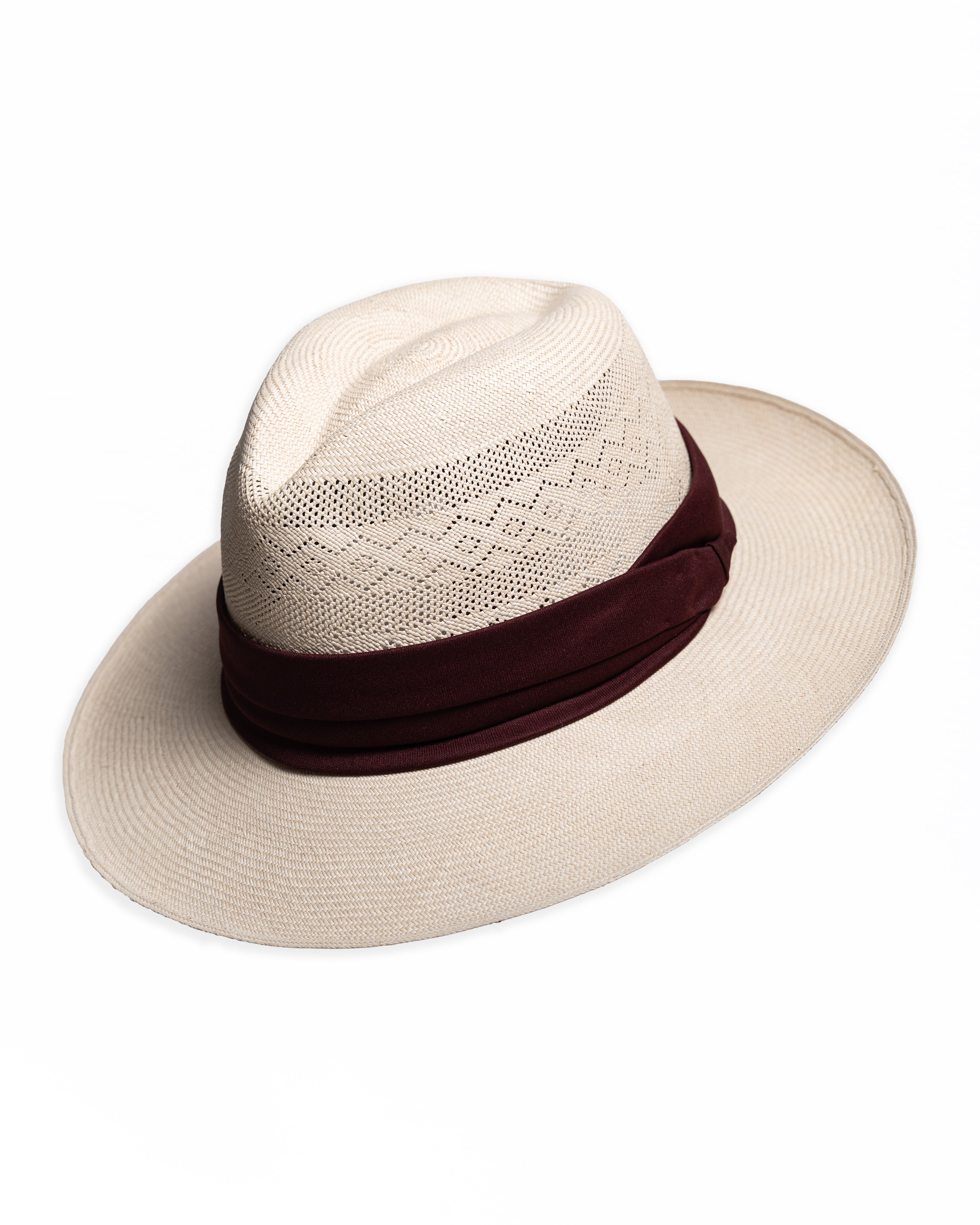 Sombrero Panamá Clásico Granate G18 | Cúpula Hats