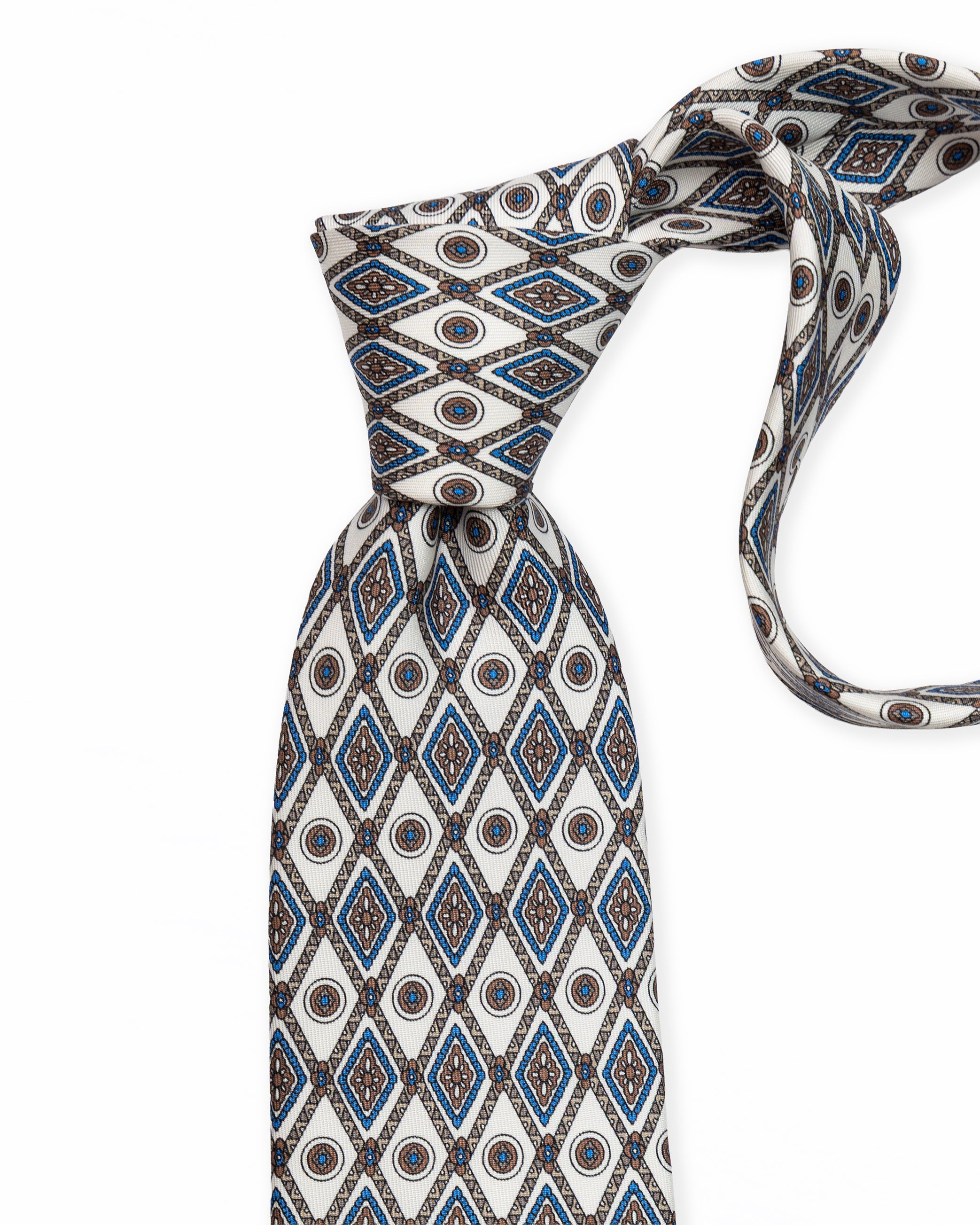 Corbata de Seda Blanca | PAOLO ALBIZZATI