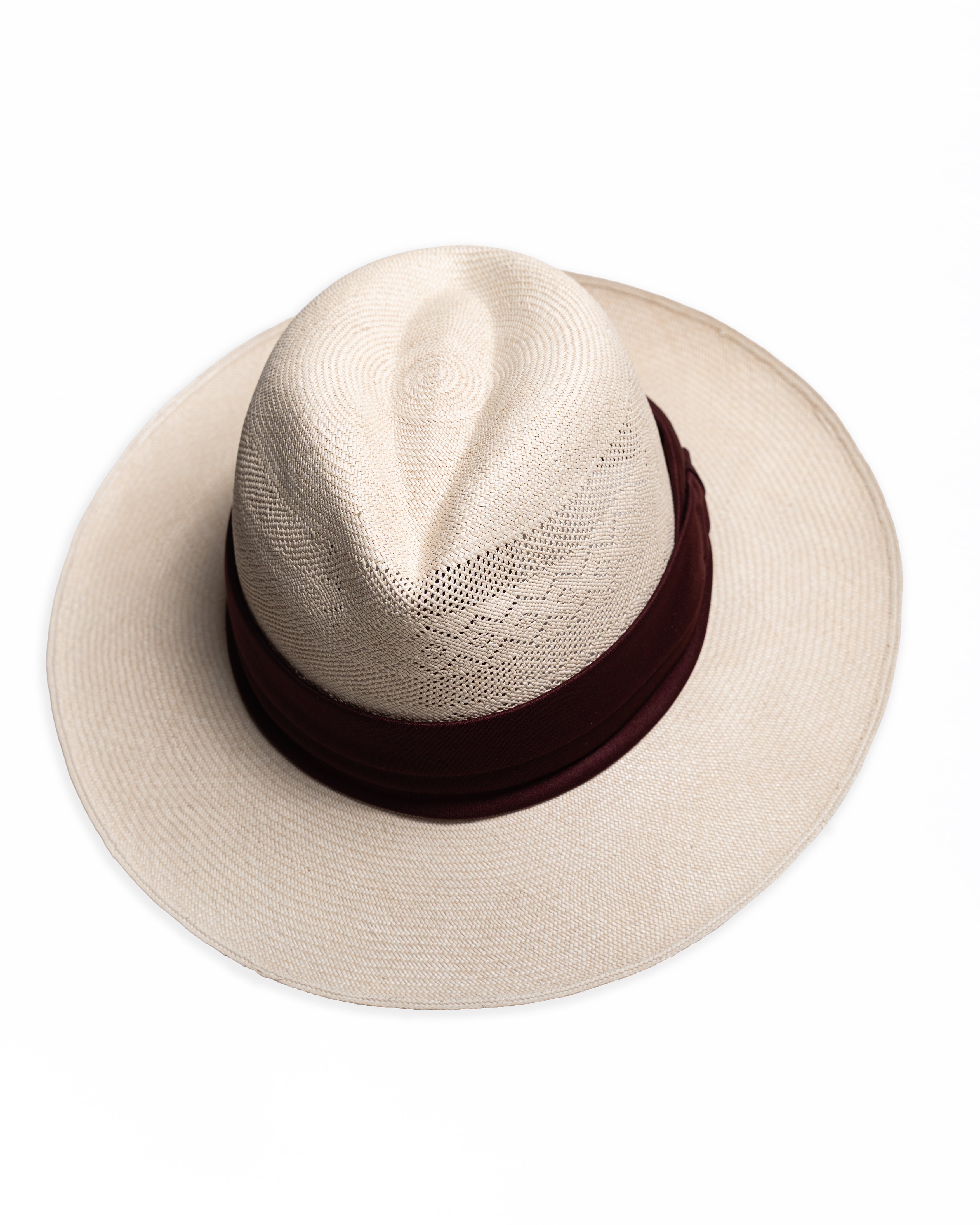 Sombrero Panamá Clásico Granate G18 | Cúpula Hats