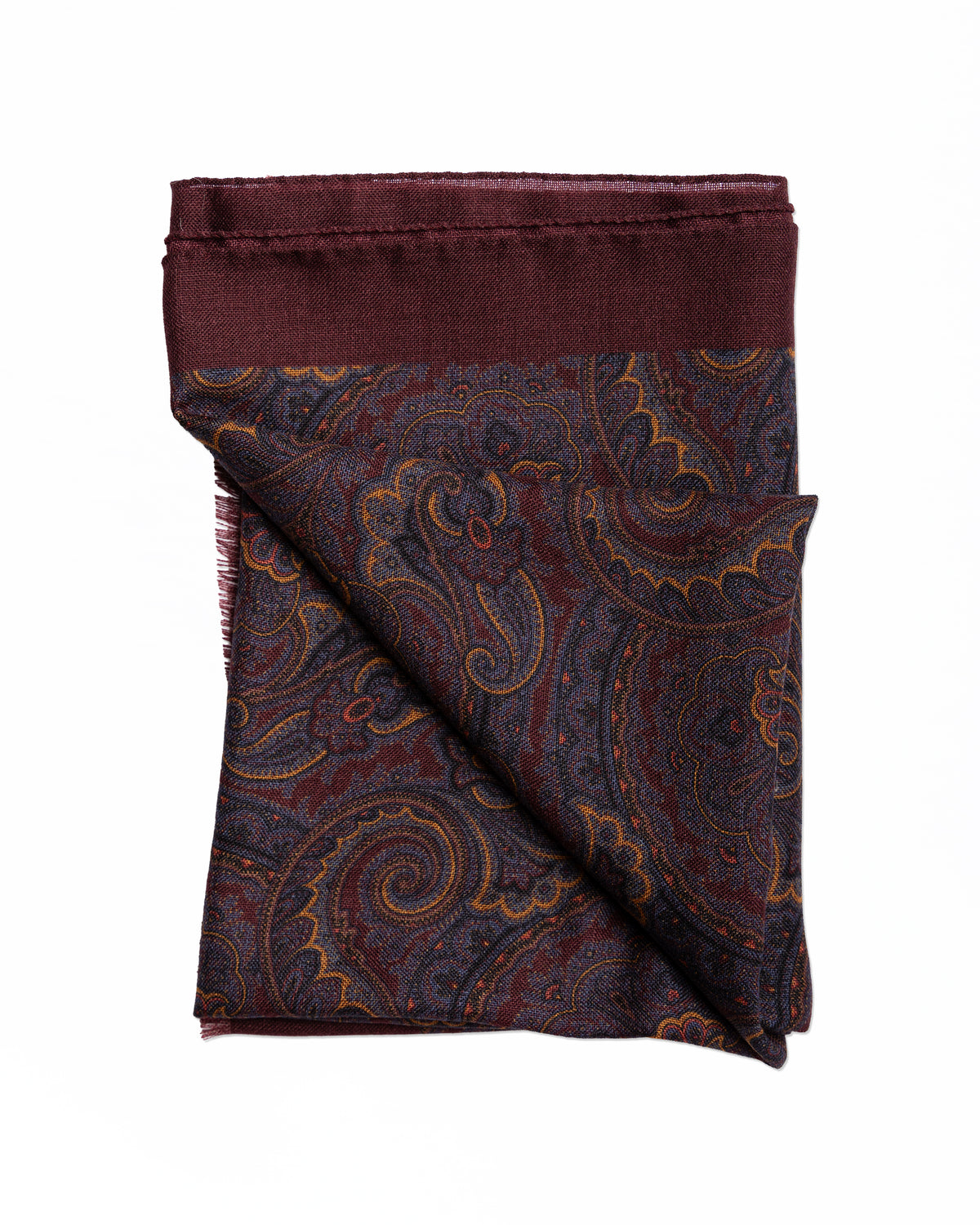 Fular de Lana Burdeos - Casa Sartorial