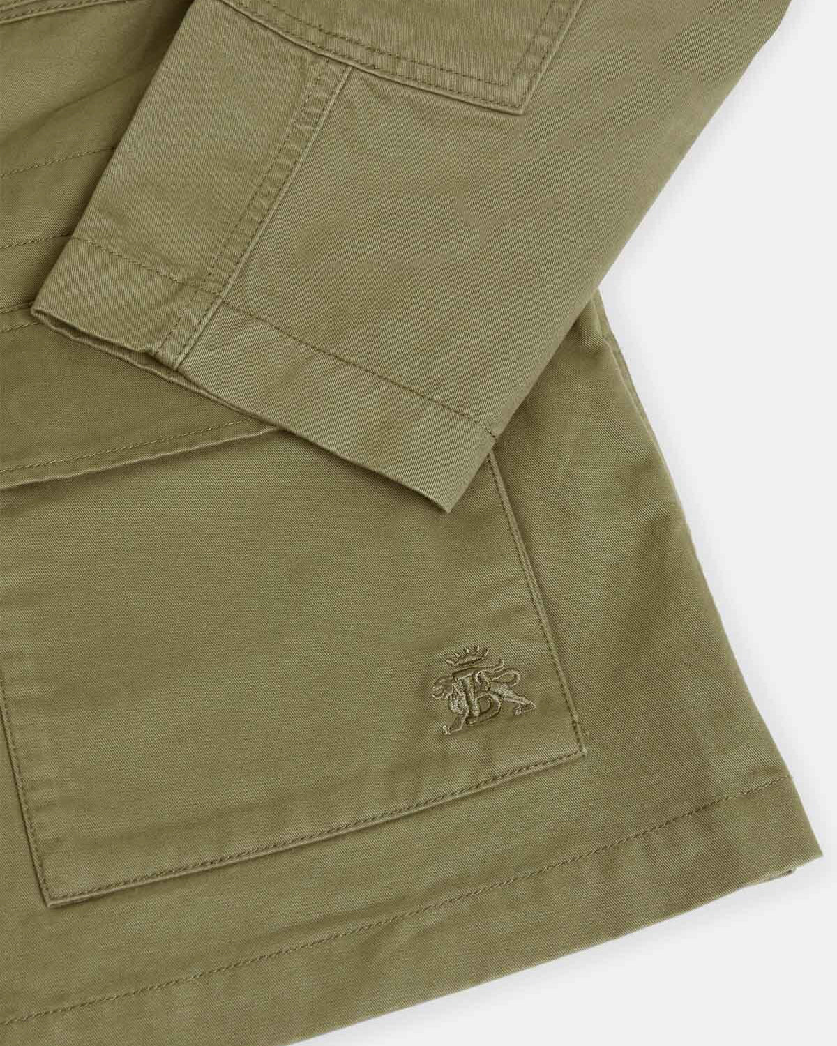 Twill Field Jacket Linchen Green | Baracuta