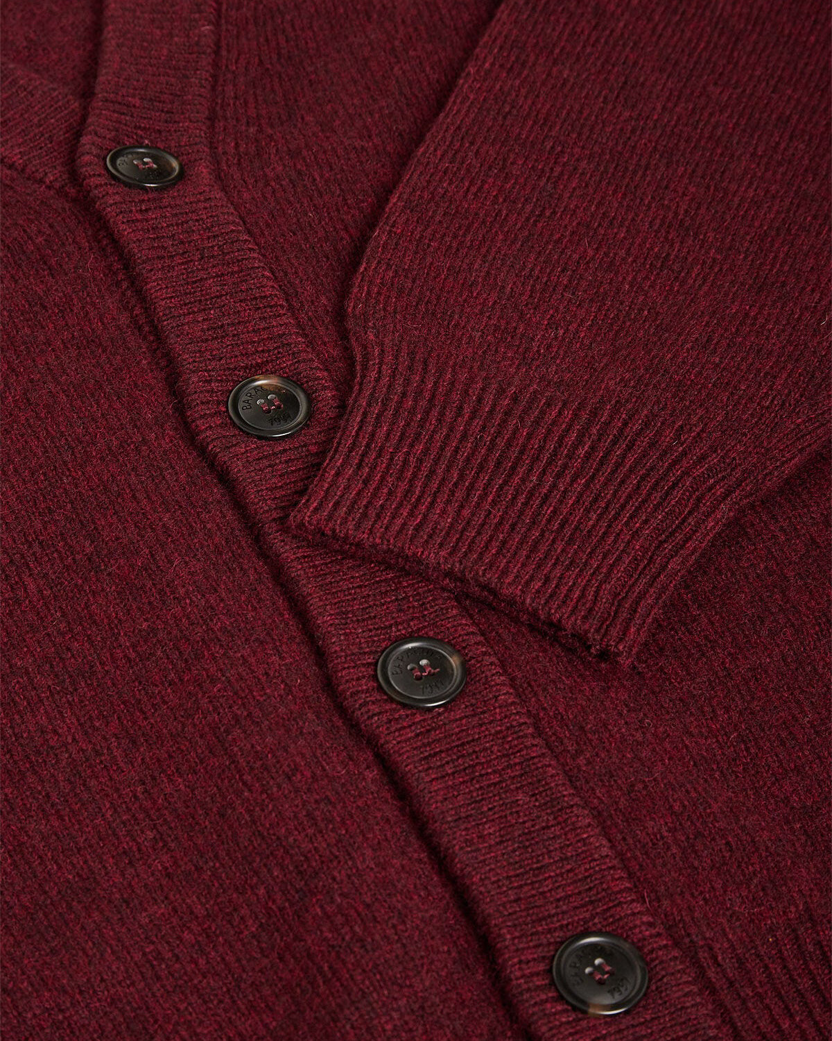 Shetland Wool Cardigan Andorra / Baracuta