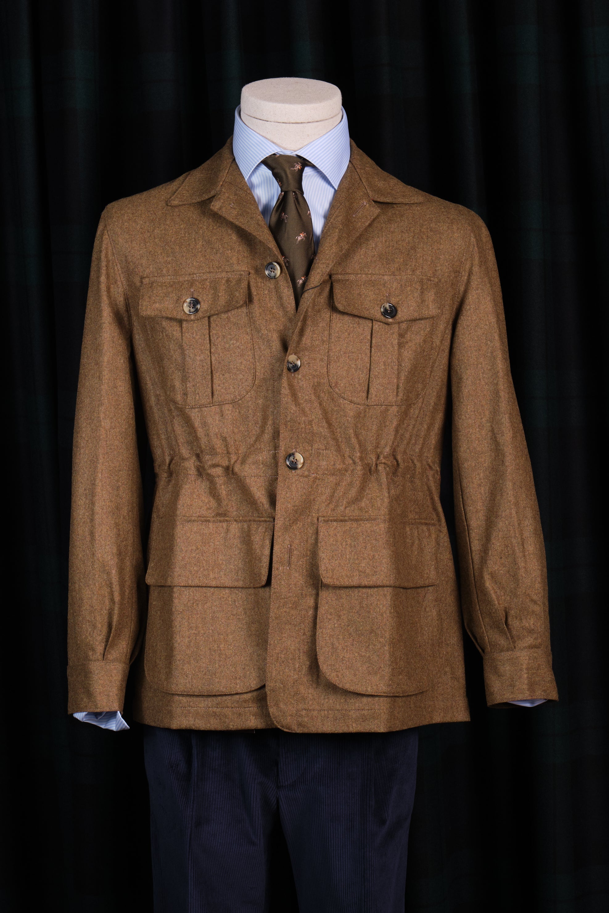 Sahariana Lana & Cashmere Tostado / CASA SARTORIAL