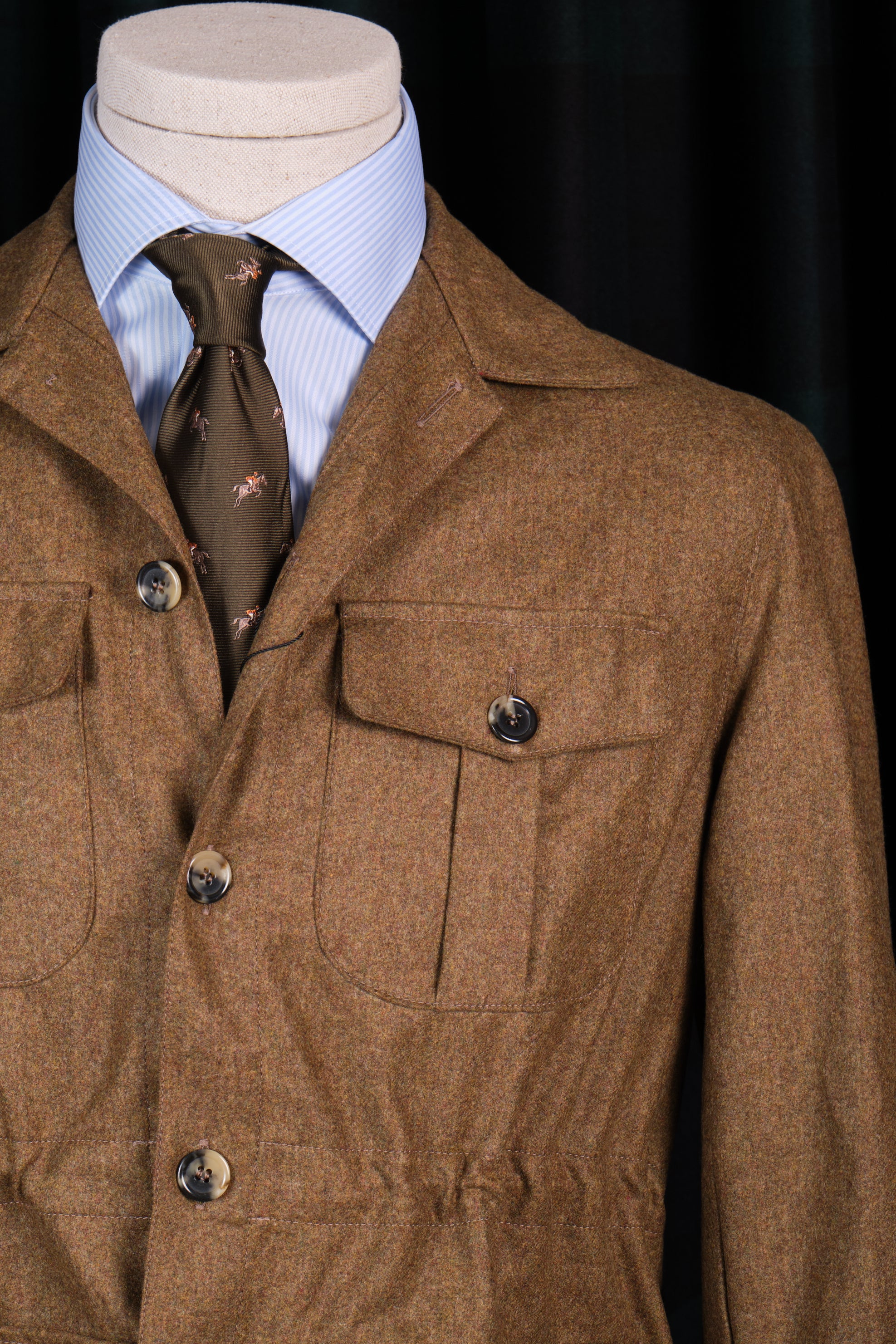 Sahariana Lana & Cashmere Tostado / CASA SARTORIAL