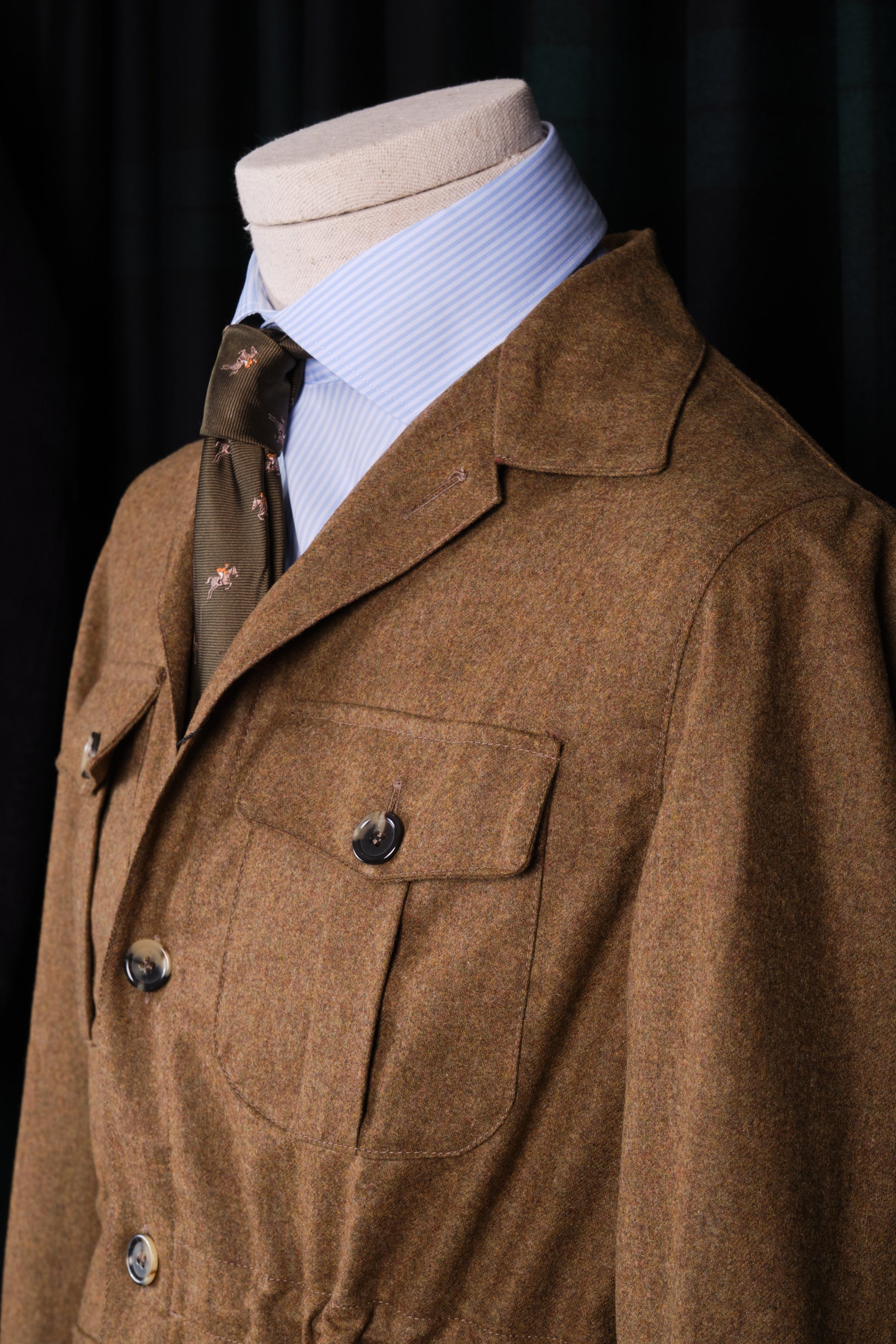 Sahariana Lana & Cashmere Tostado / CASA SARTORIAL