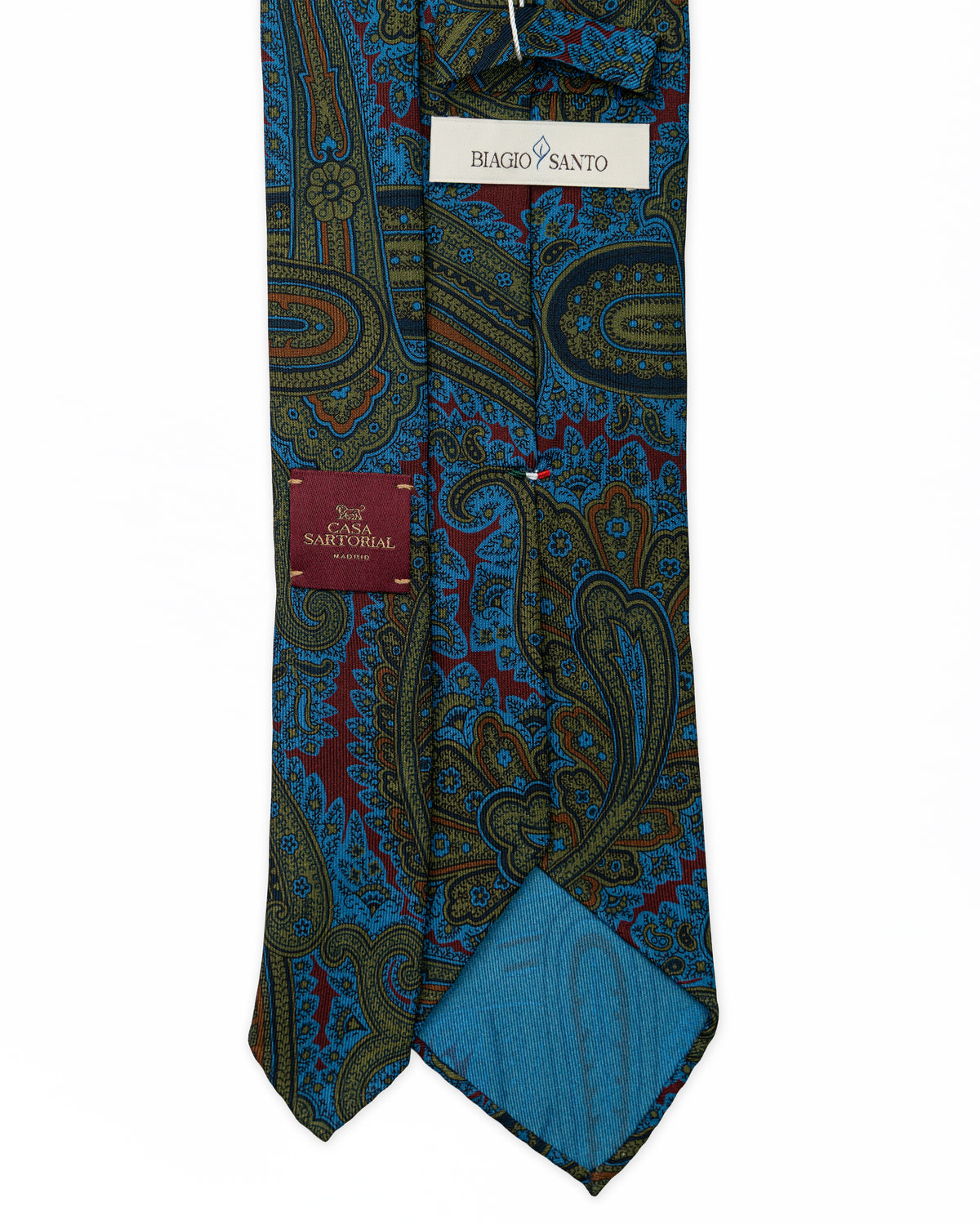 Corbata de Seda Madder Paisley | Biagio Santo