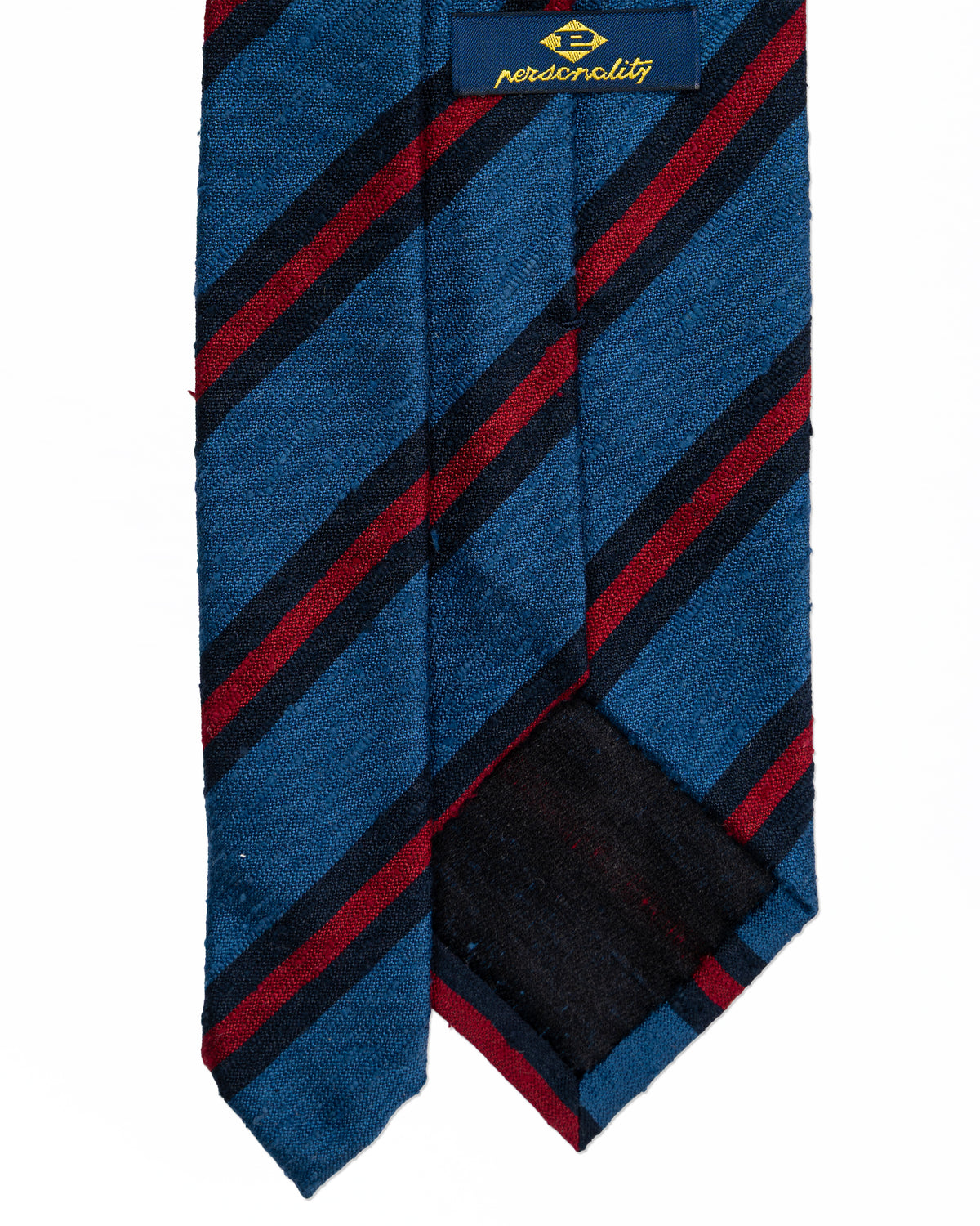 Corbata Shantung Azul Raya Roja | Personality
