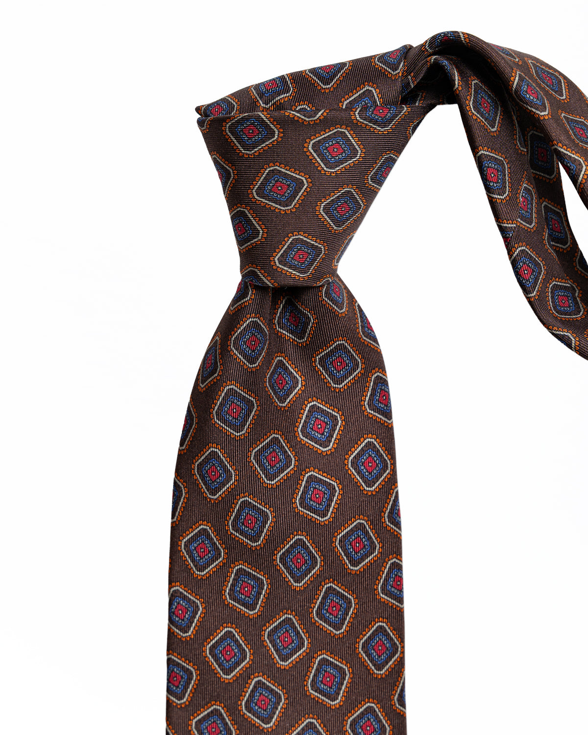 Corbata de Seda marrón | Biagio Santo