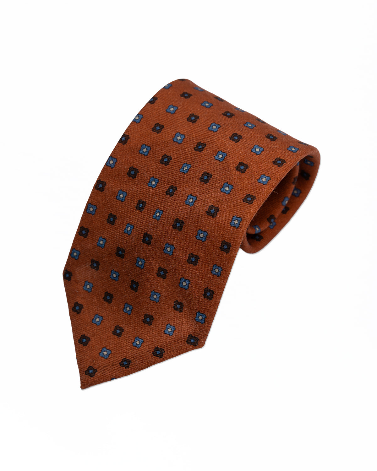 Corbata de Seda Naranja Floral | Personality