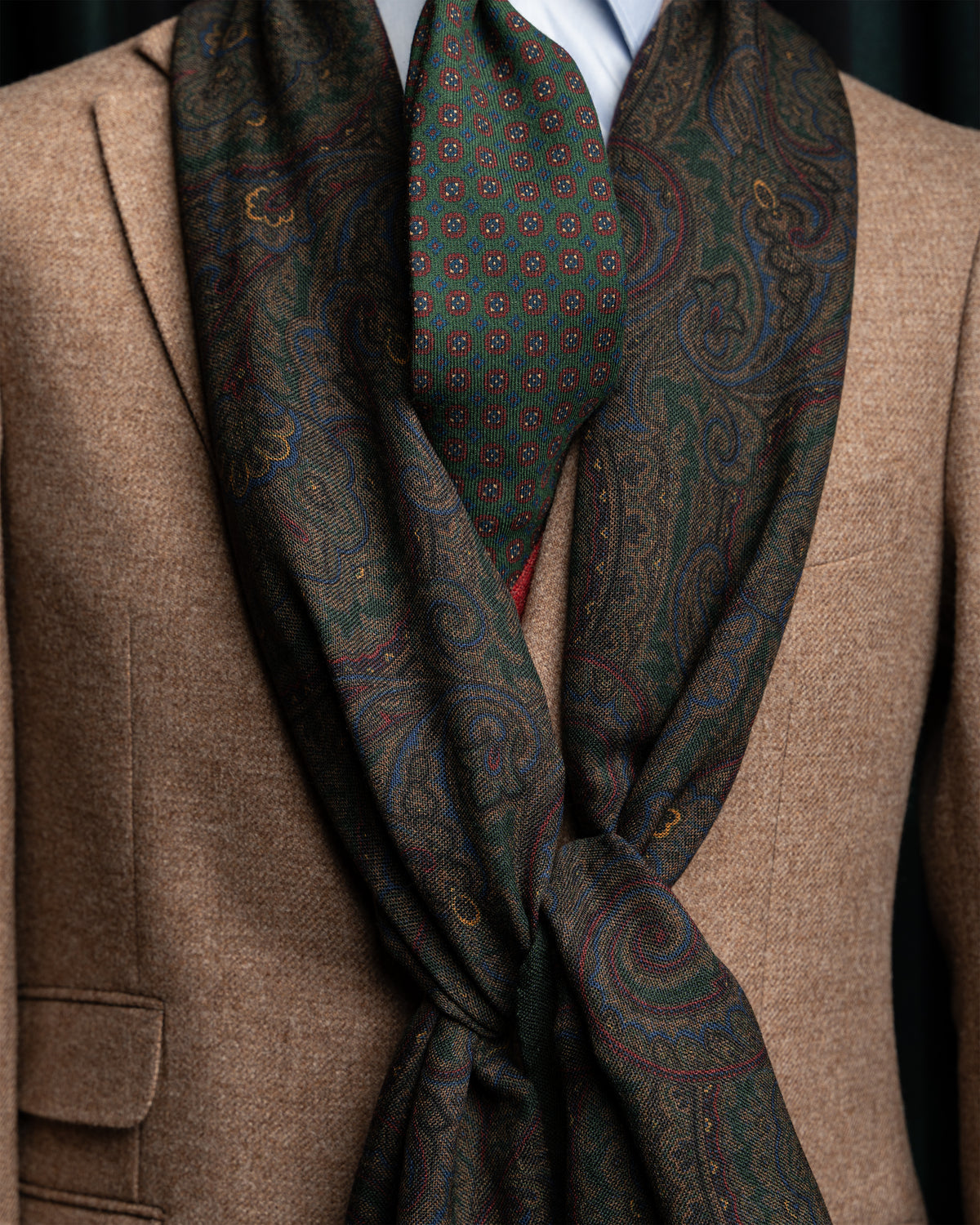 Fular de Lana Verde - Casa Sartorial