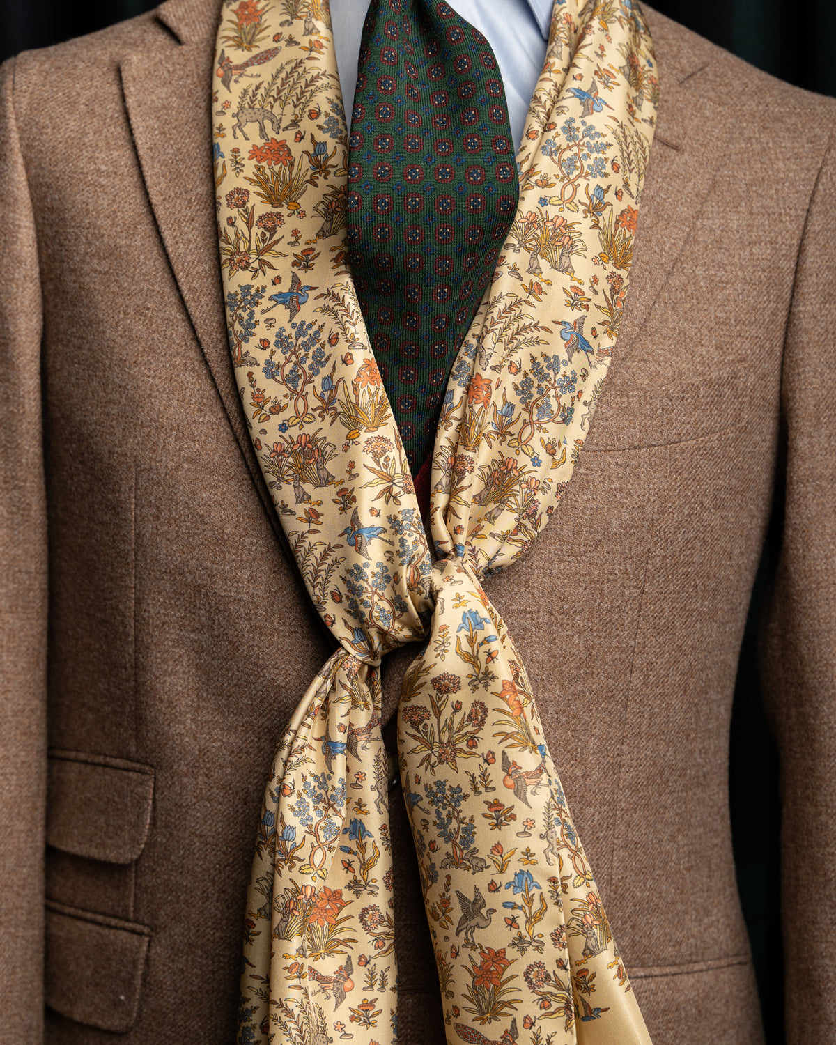 Fular de Seda Amarillo - Casa Sartorial
