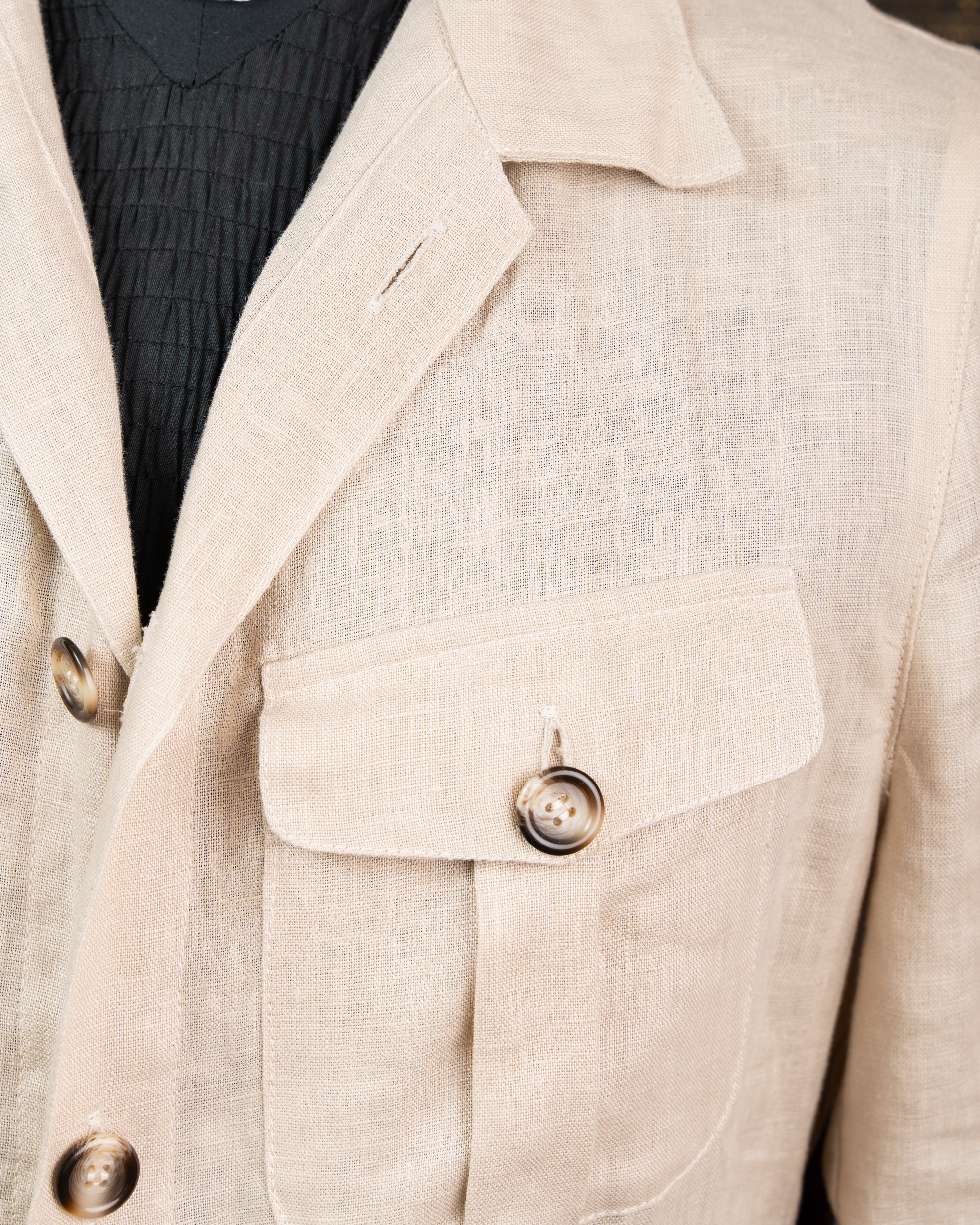 Sahara Jacket Casa Sartorial in Linen