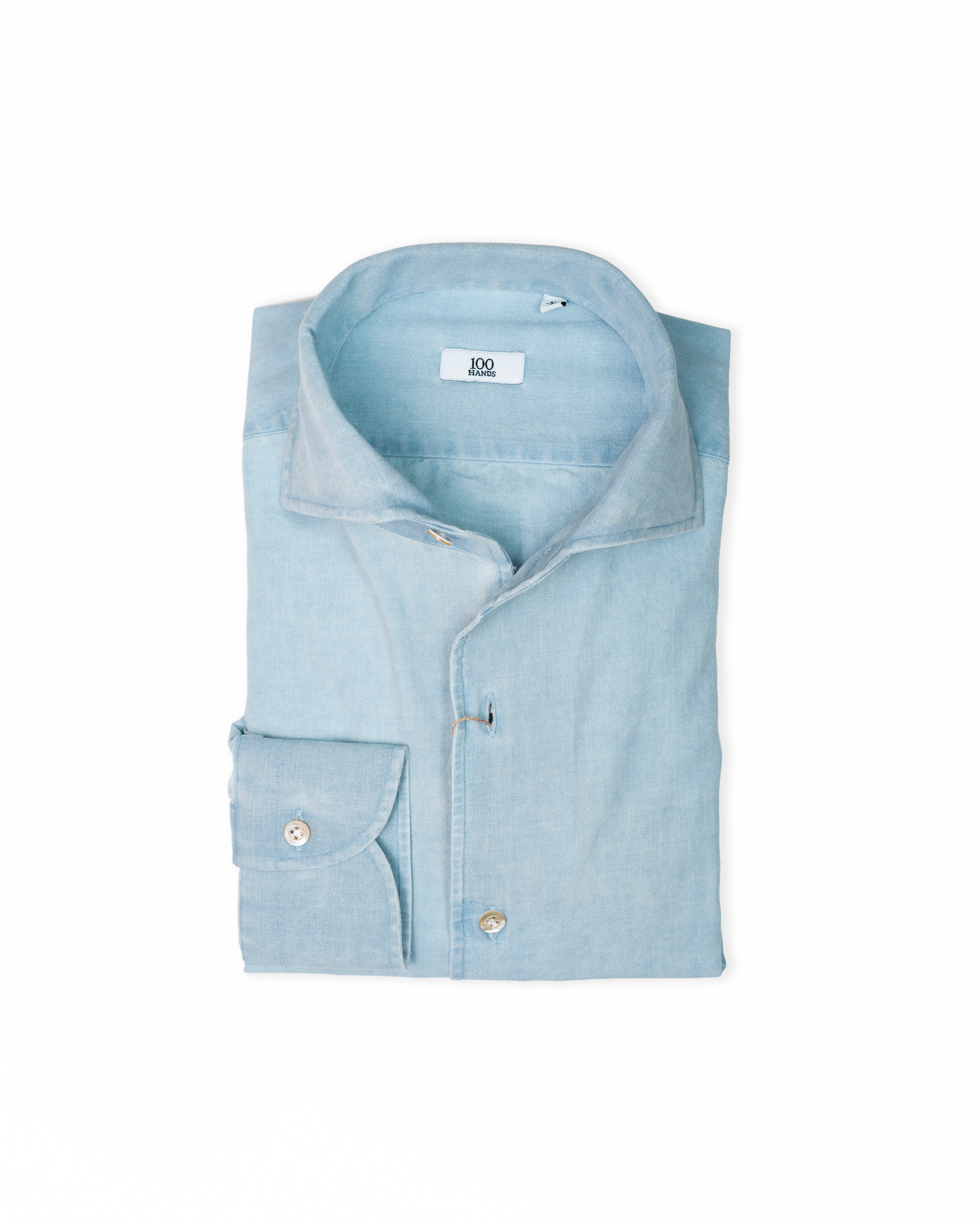 Camisa 'One piece collar' Azul / 100 Hands