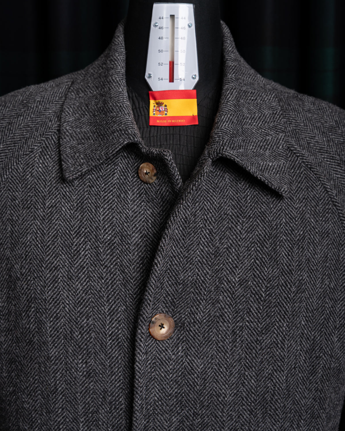 ROGERS PEET COMPANY FOR CASA SARTORIAL RAGLAN COAT/GRAY