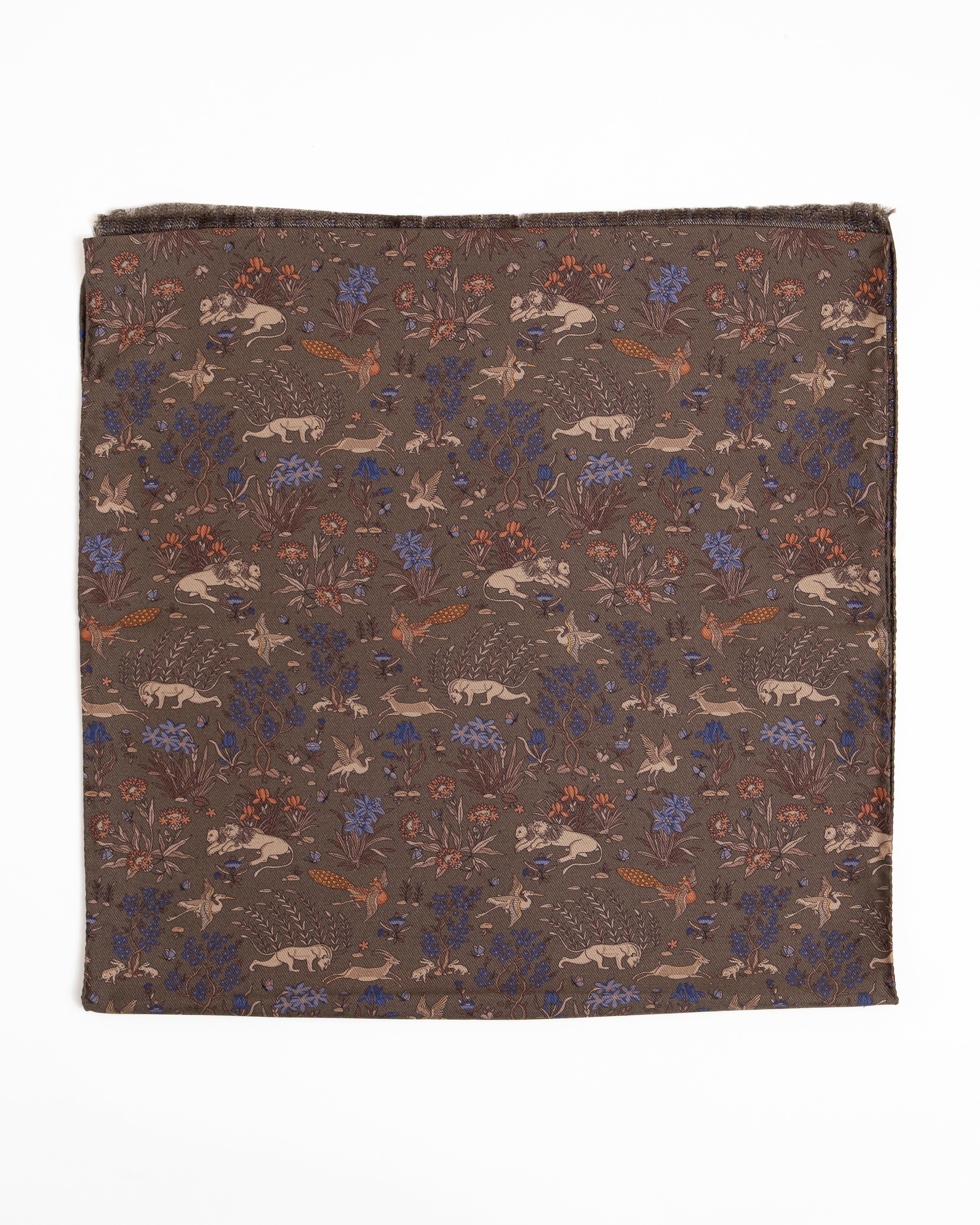 Fular de Seda Verde - Casa Sartorial