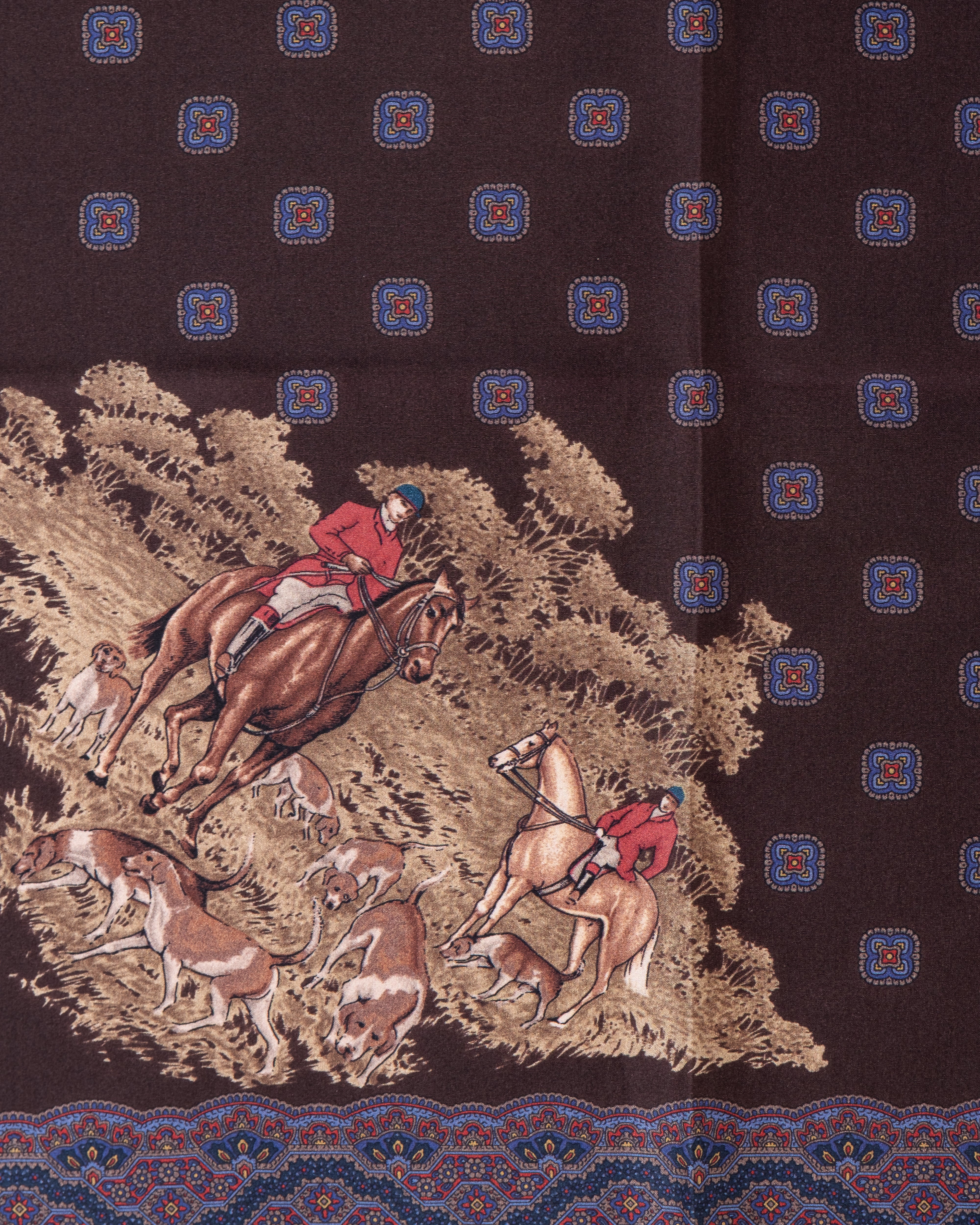 Pocket Square de seda / Vino tinto