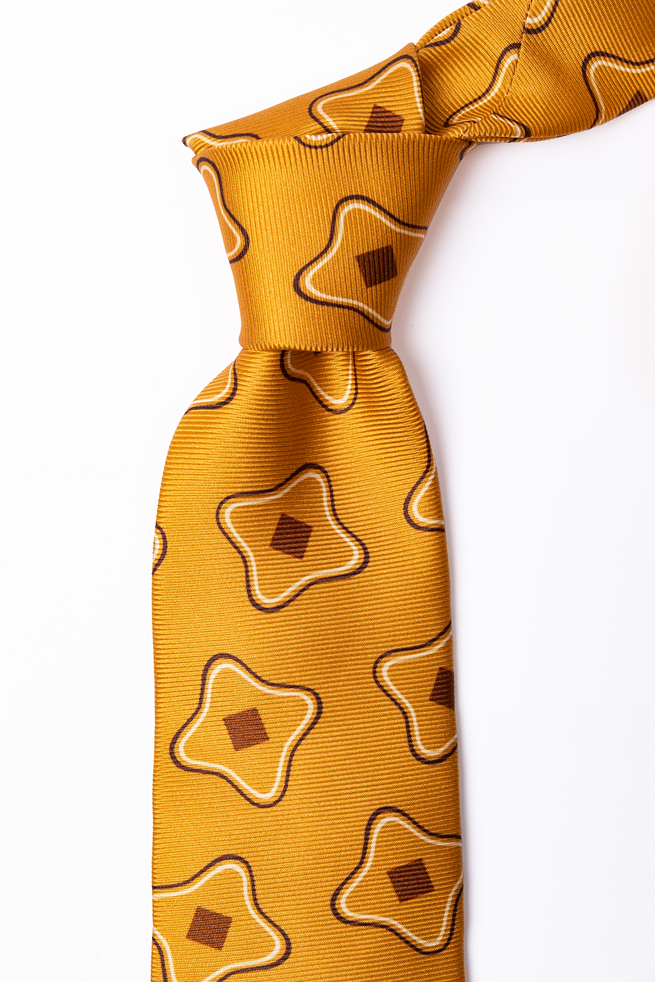 Corbata de seda amarillo / PAOLO ALBIZZATI