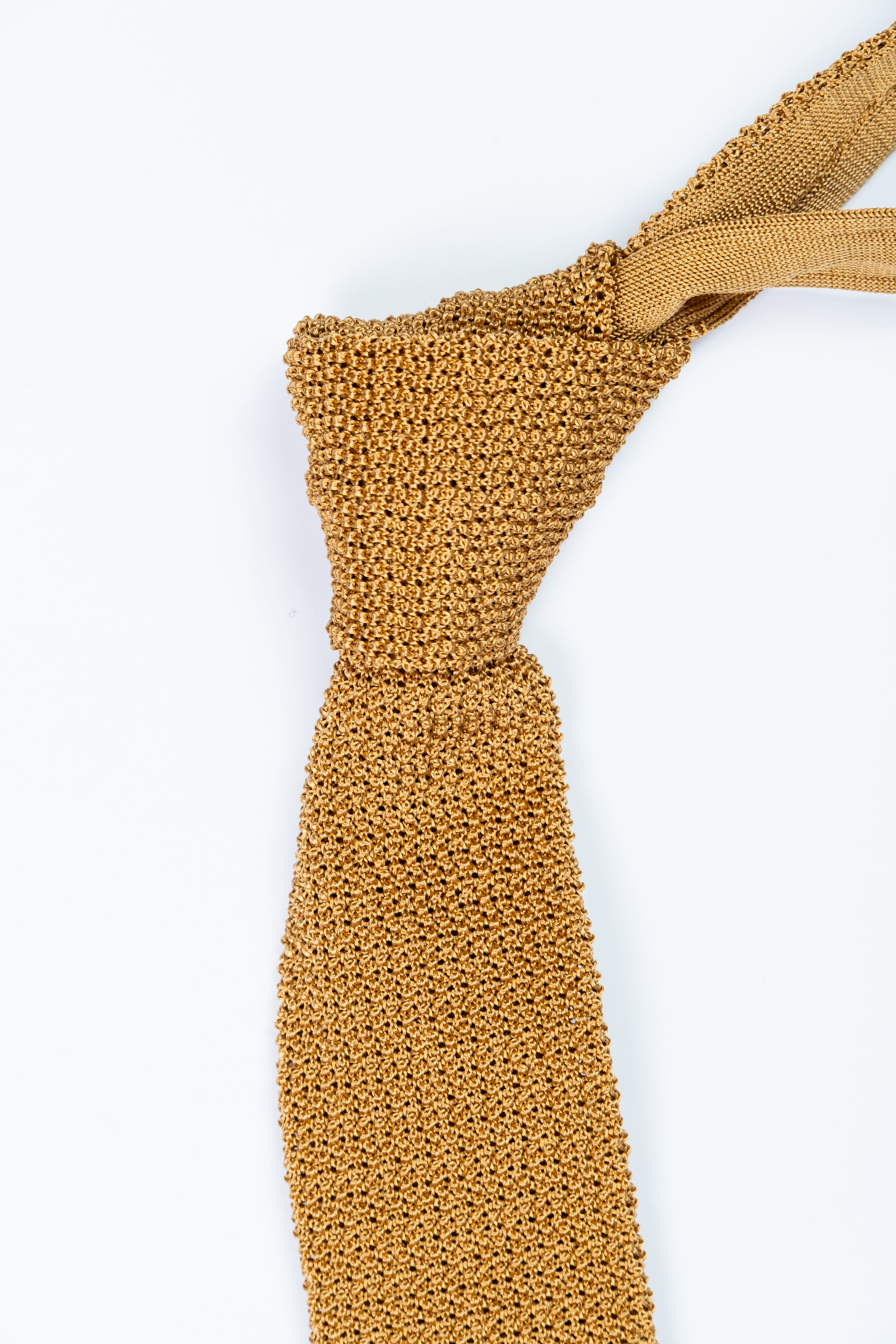 Corbata de seda tejida Amarilla / ASCOT x CASA SARTORIAL