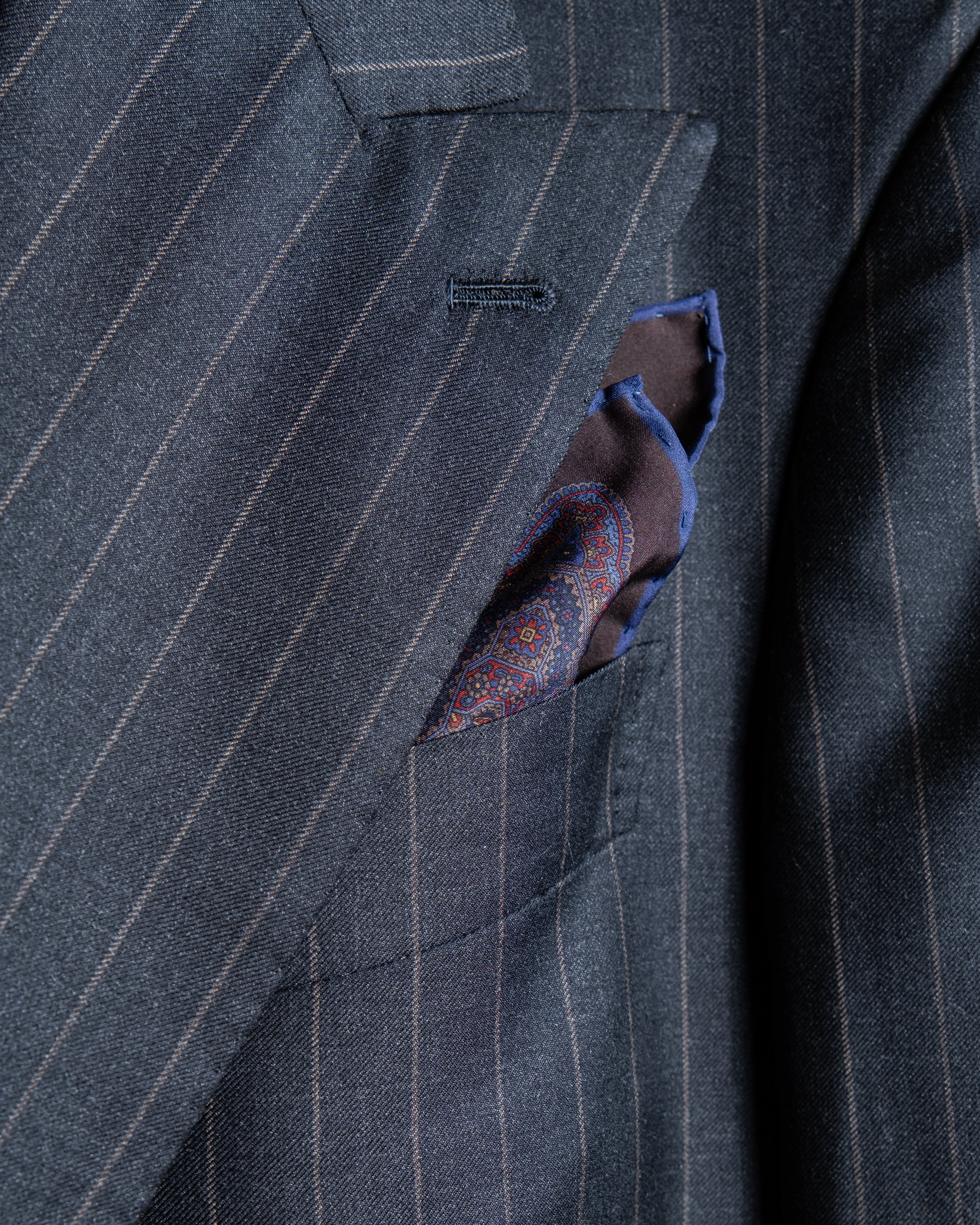 Pocket Square de seda / Vino tinto