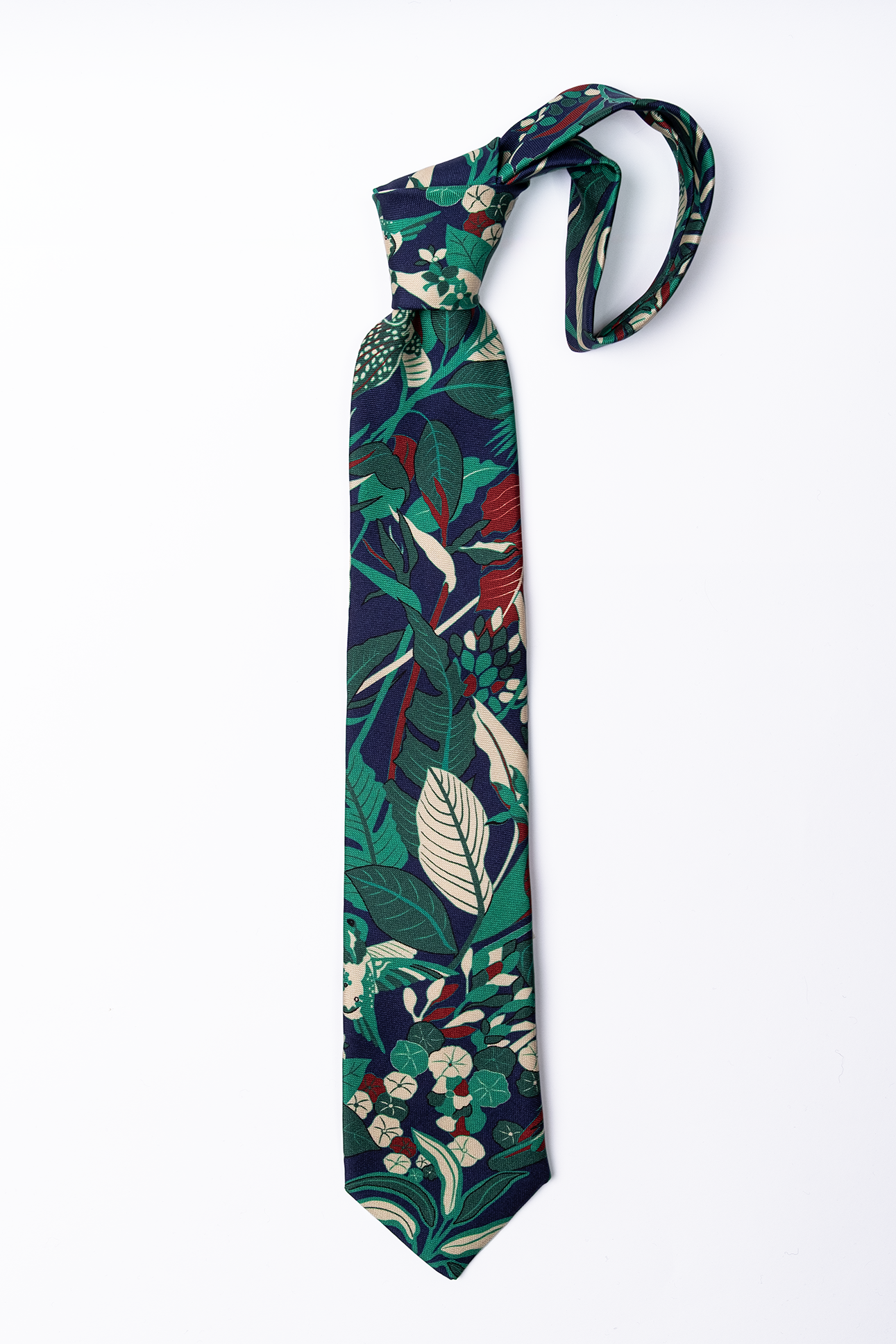 Corbata de seda Floral / Paolo Albizzati