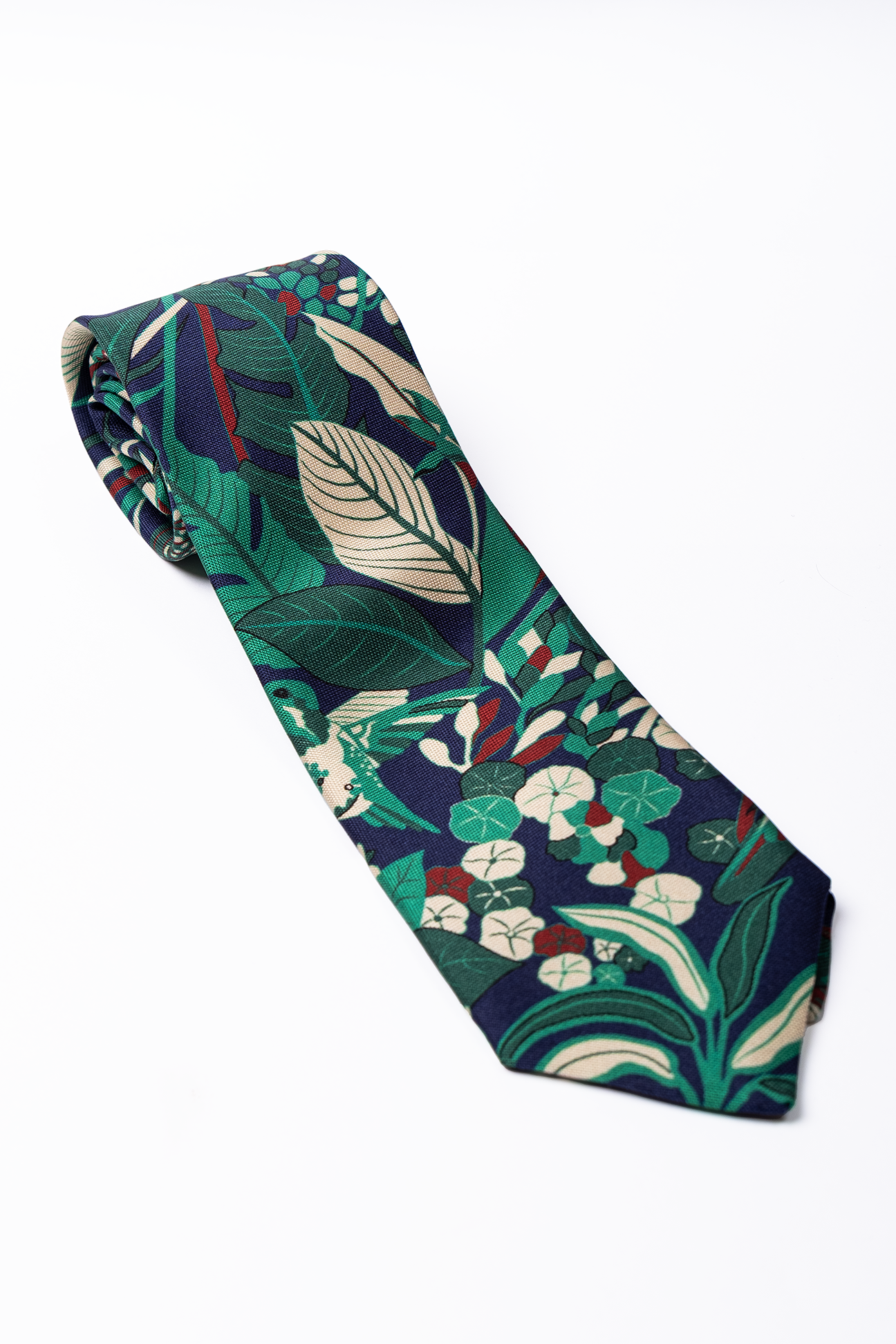 Corbata de seda Floral / Paolo Albizzati
