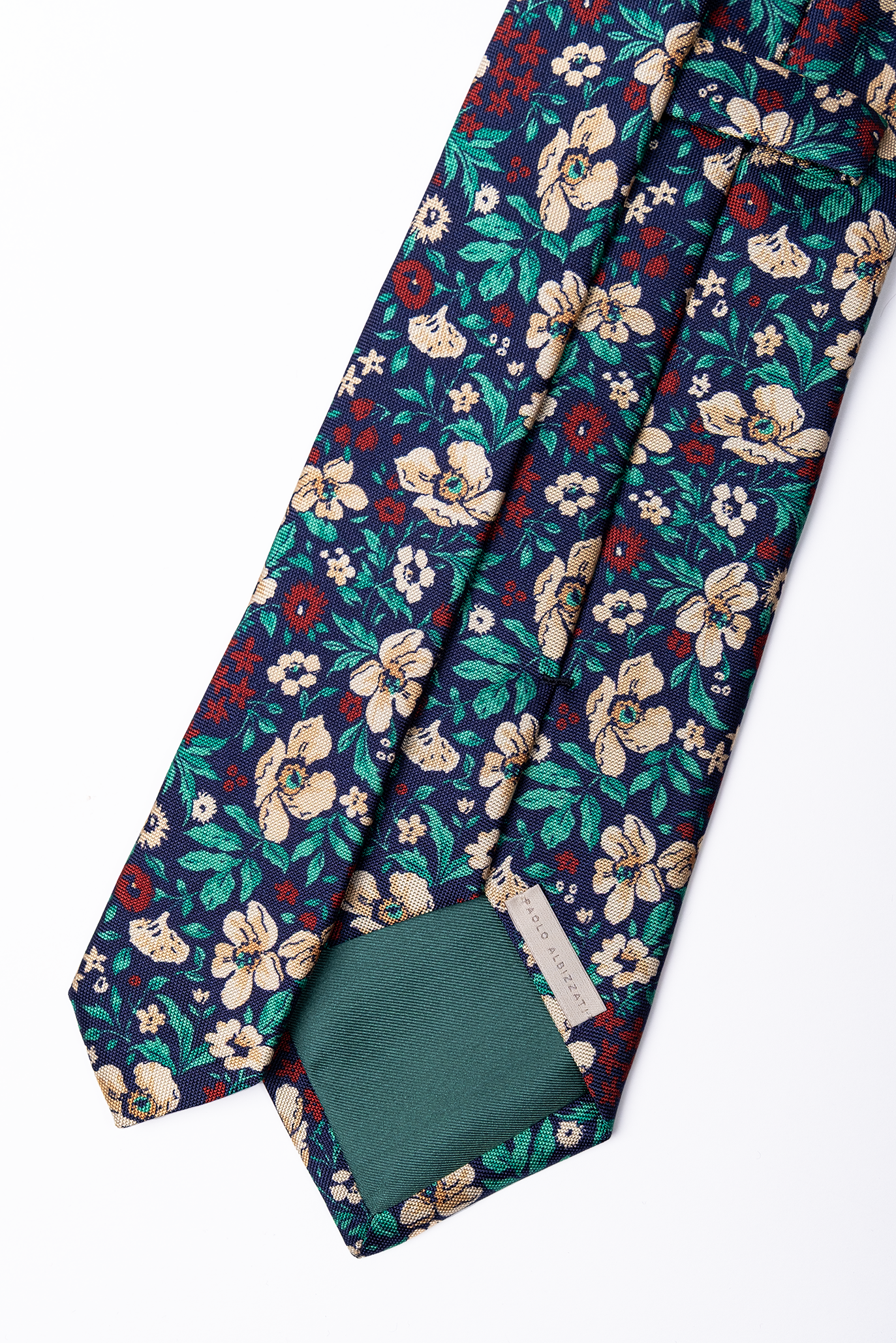 Corbata de seda Floral 2 / Paolo Albizzati