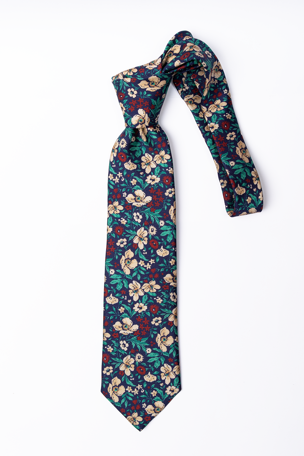 Corbata de seda Floral 2 / Paolo Albizzati