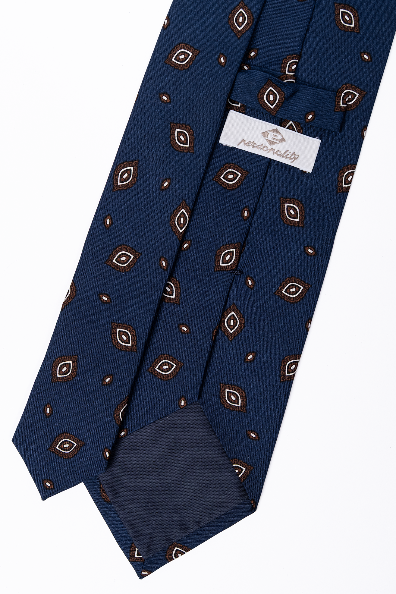 Corbata de seda Azul Marino / Personality
