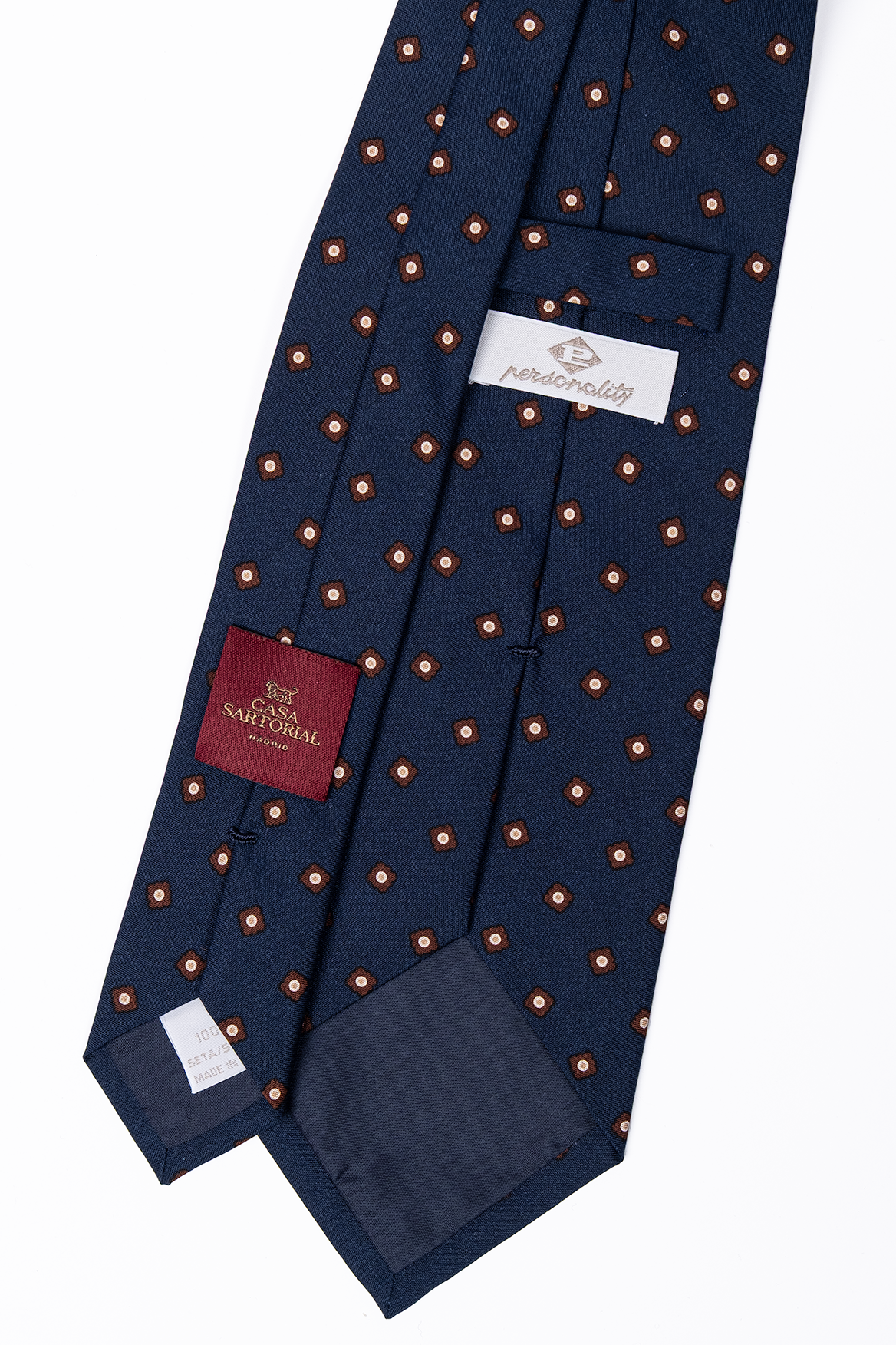 Corbata de seda Azul Marino / Personality