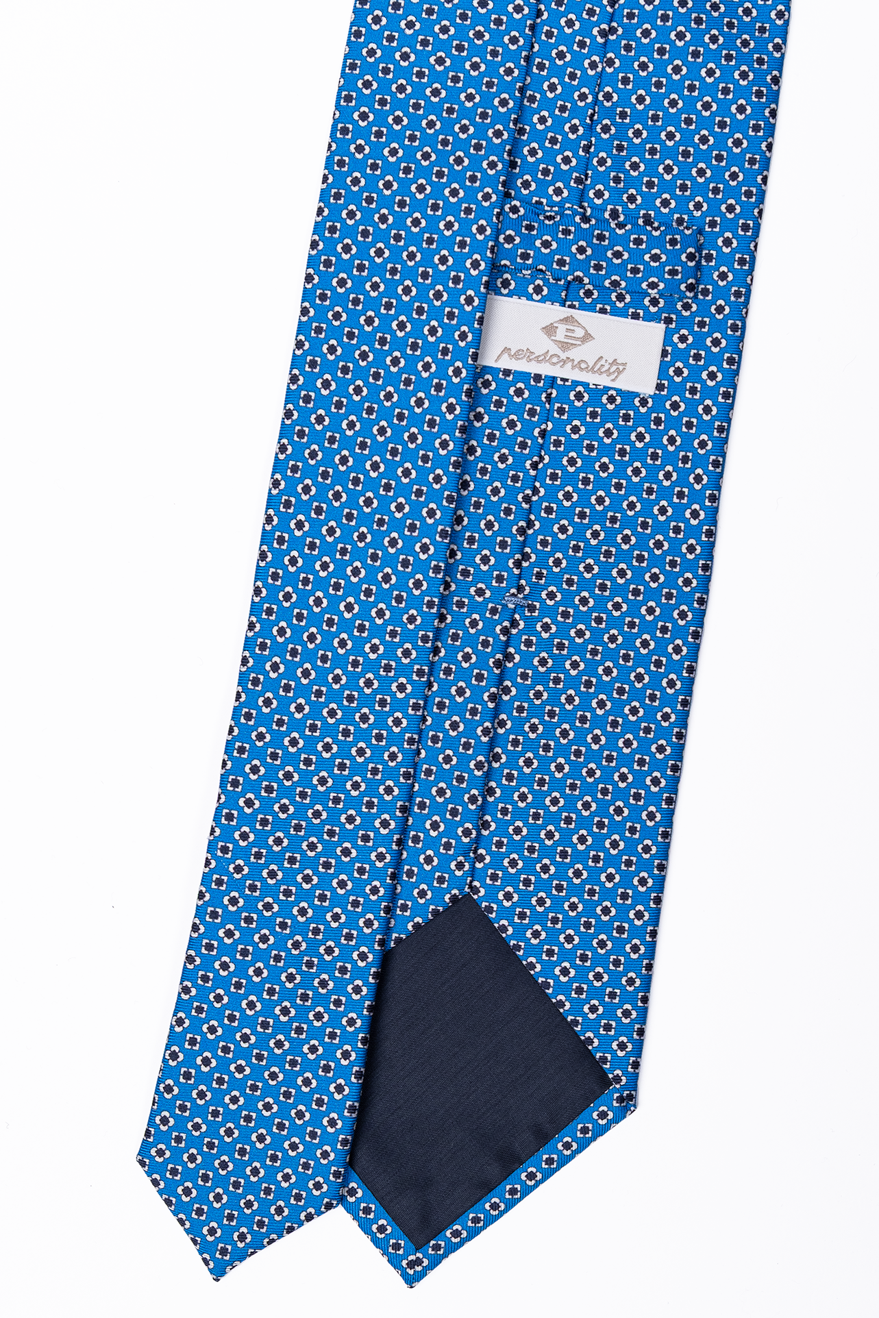 Corbata de seda Azul Flores / Personality