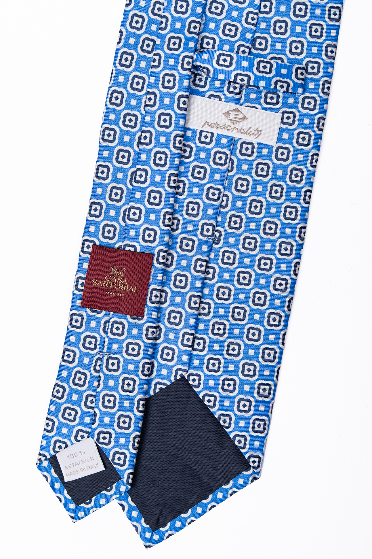 Corbata de Seda Celeste / Personality