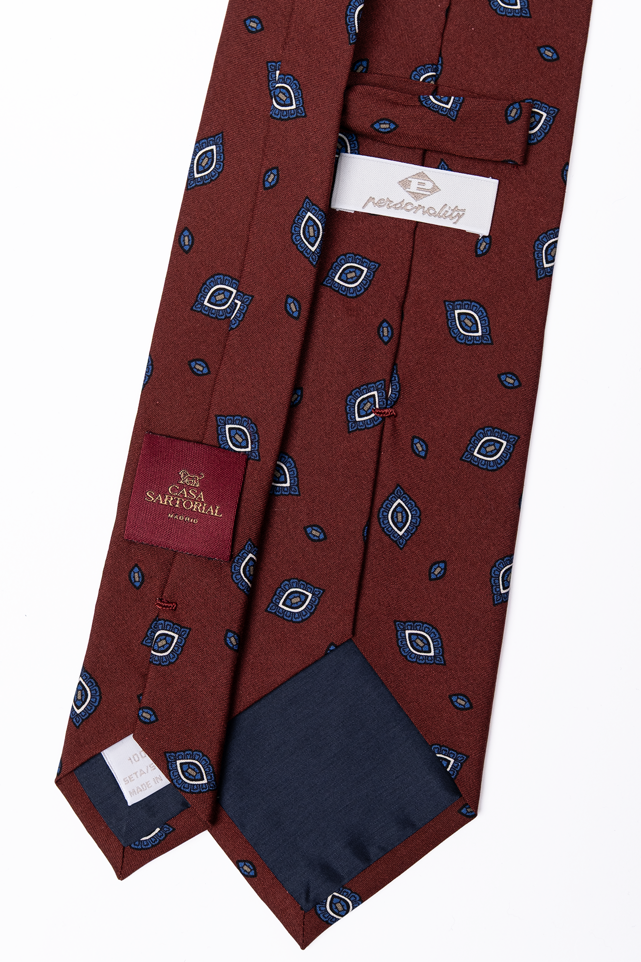 Corbata de Seda burdeos / Personality