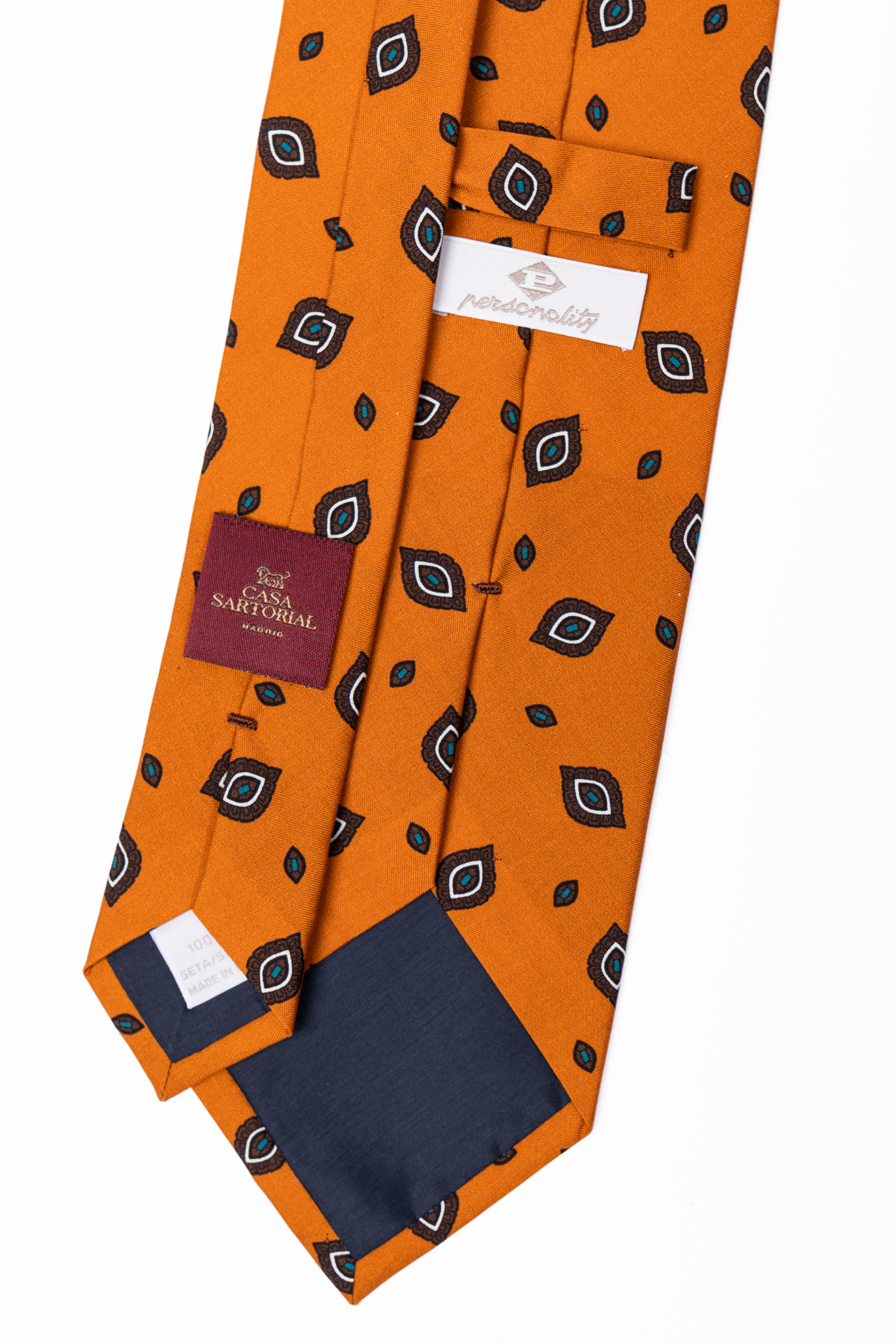 Corbata de Seda Mostaza / Personality