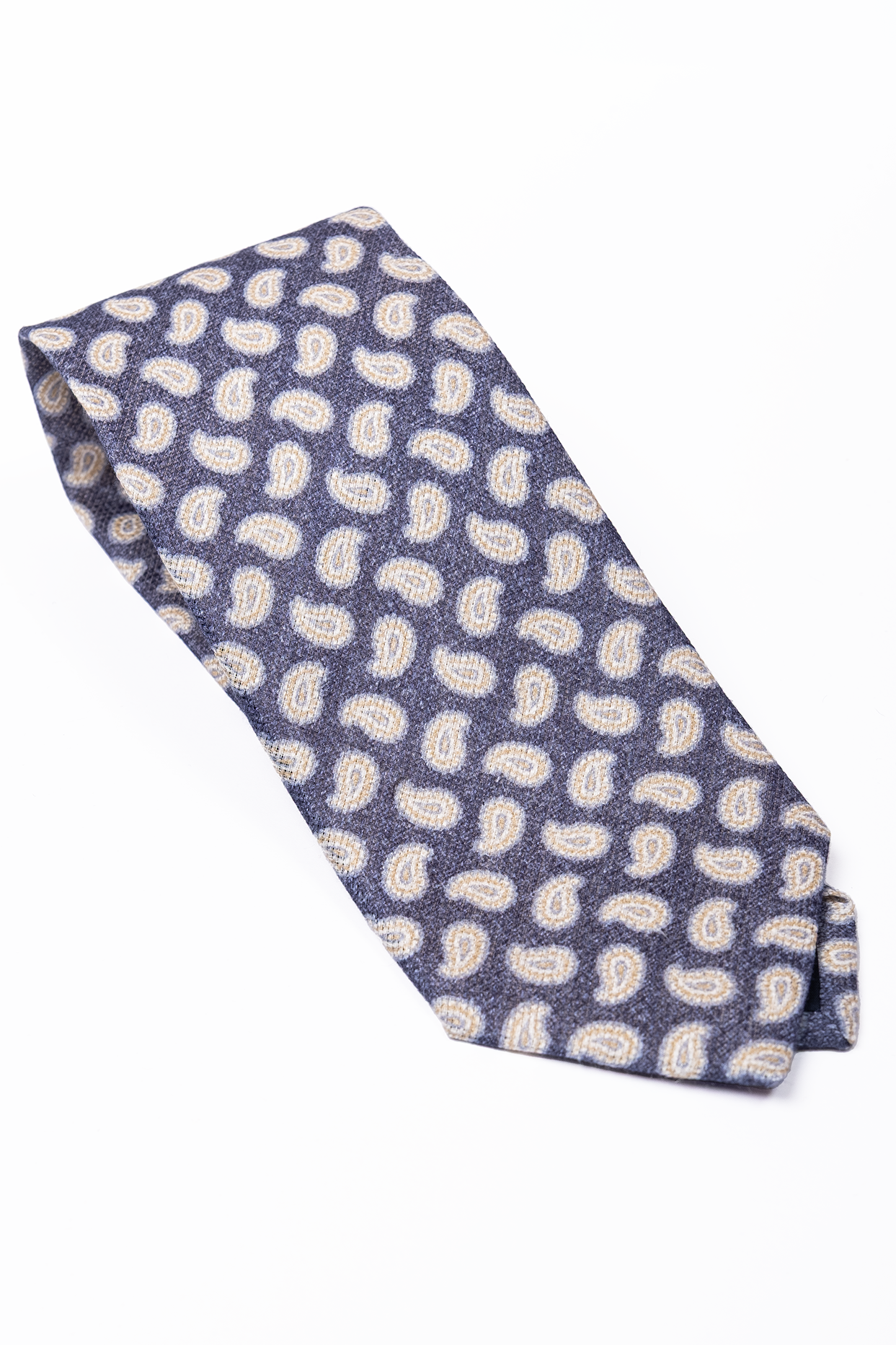 Corbata de lino Azul Paisley / Personality