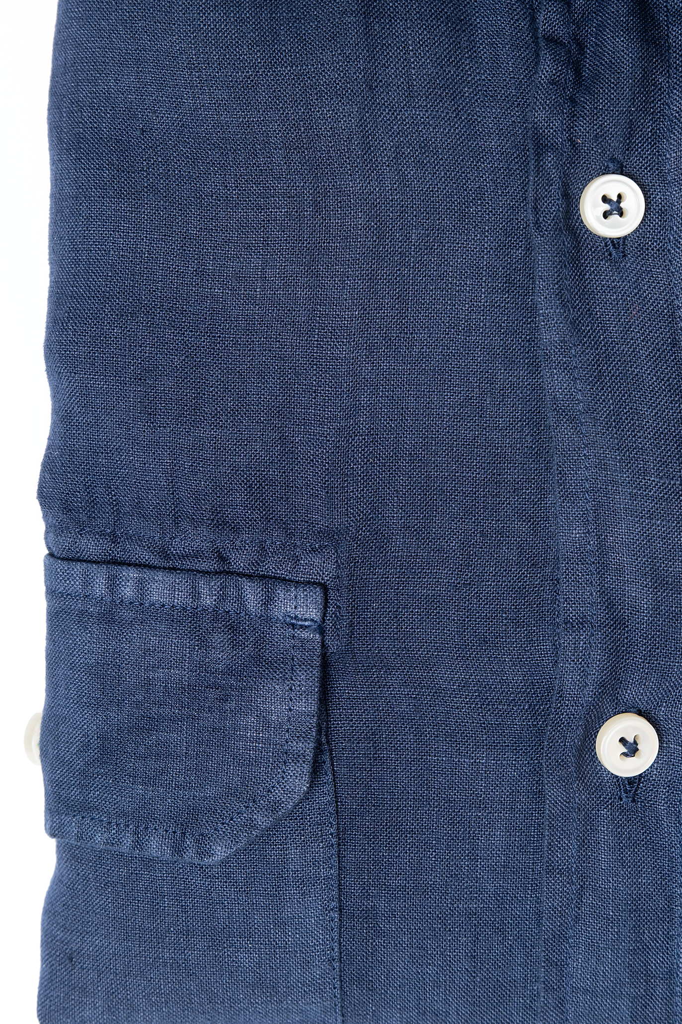 Camisa RTW Lino Navy / Mastricamiciai