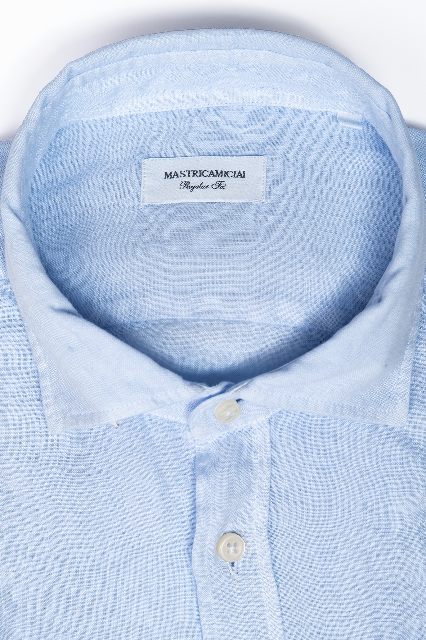 Camisa RTW Lino Celeste / Mastricamiciai