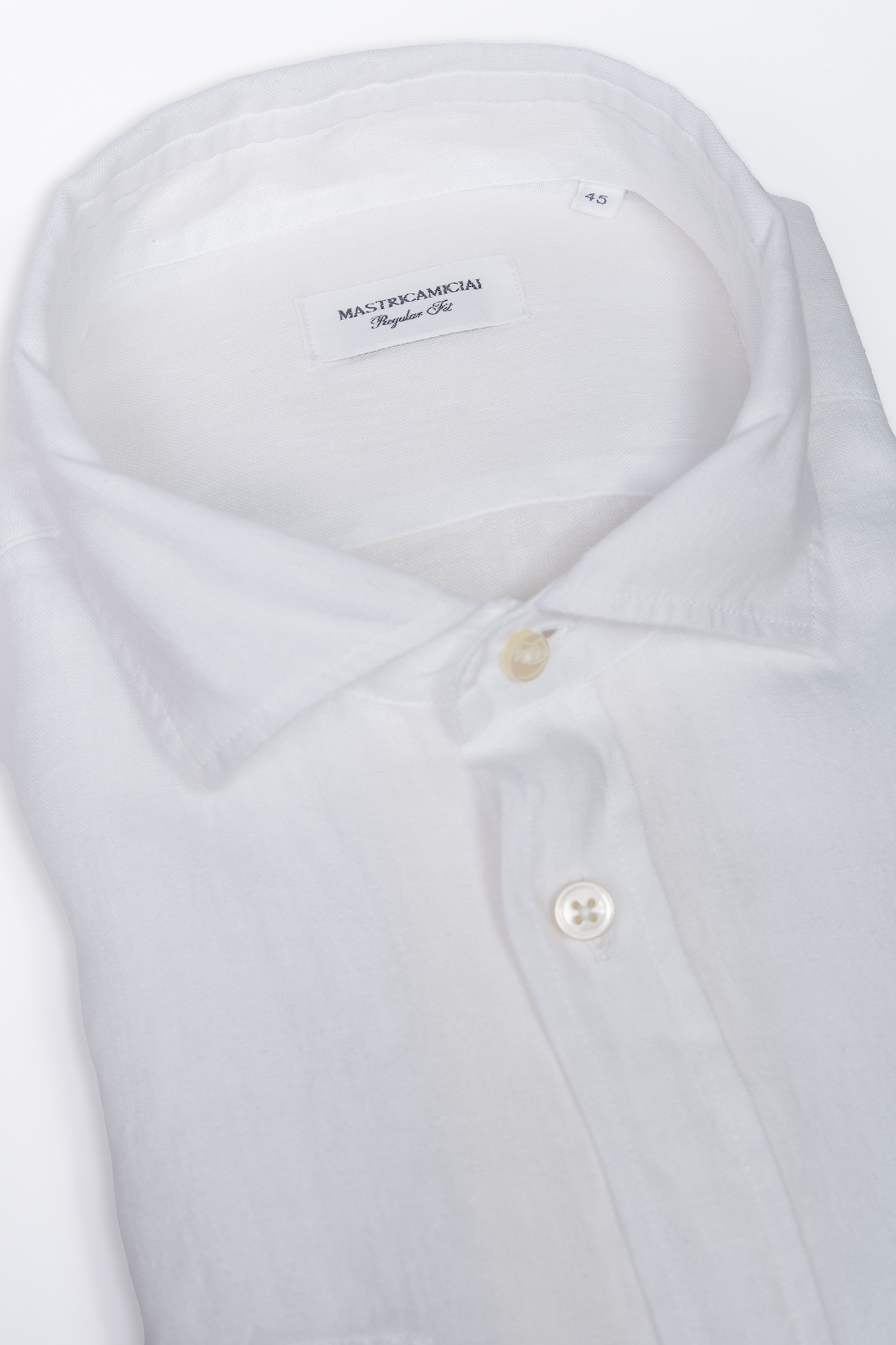 Camisa RTW Lino Blanca / Mastricamiciai