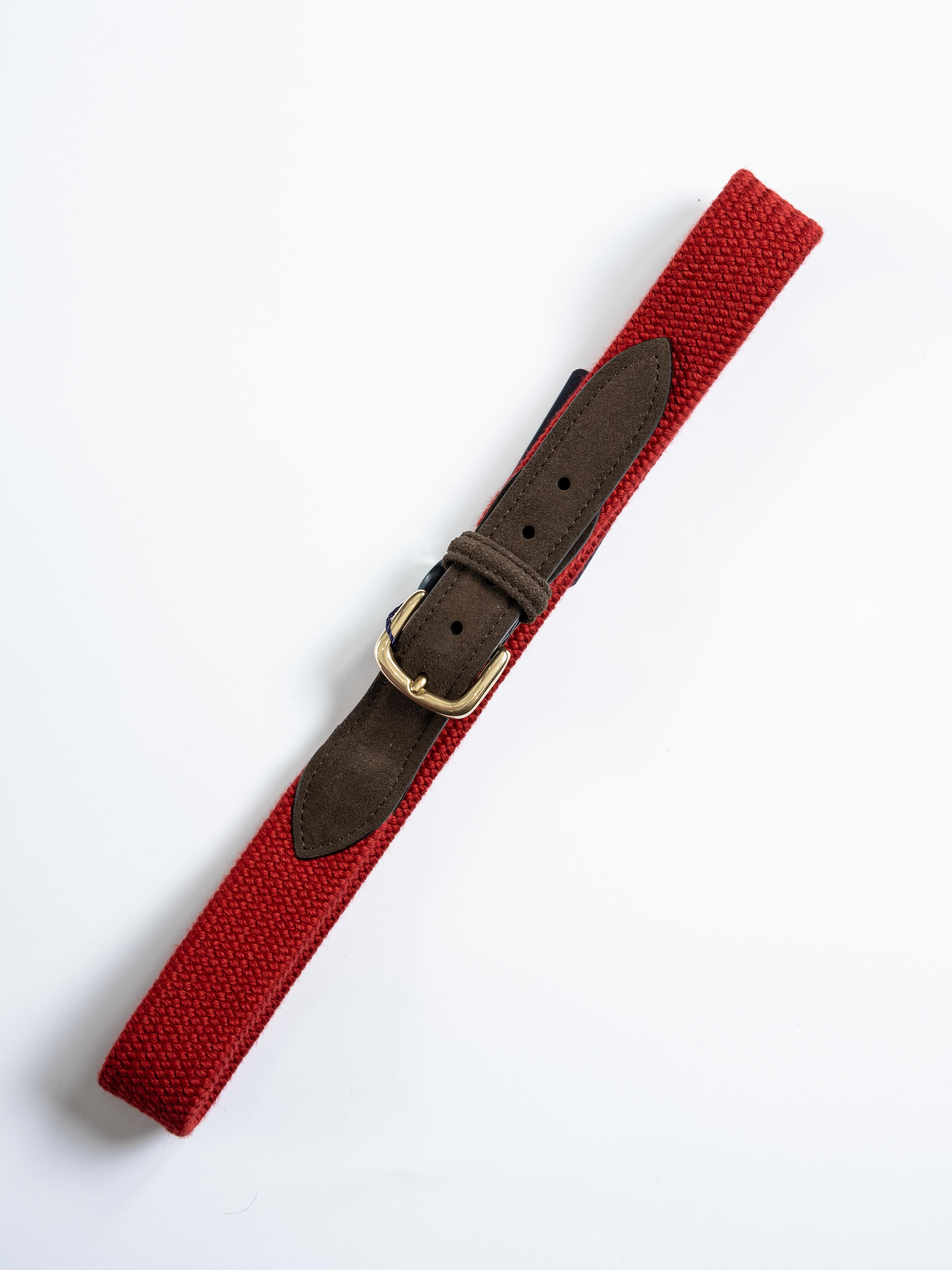 Cinturon de Piel & Elastico Lana Red / ANDERSON'S