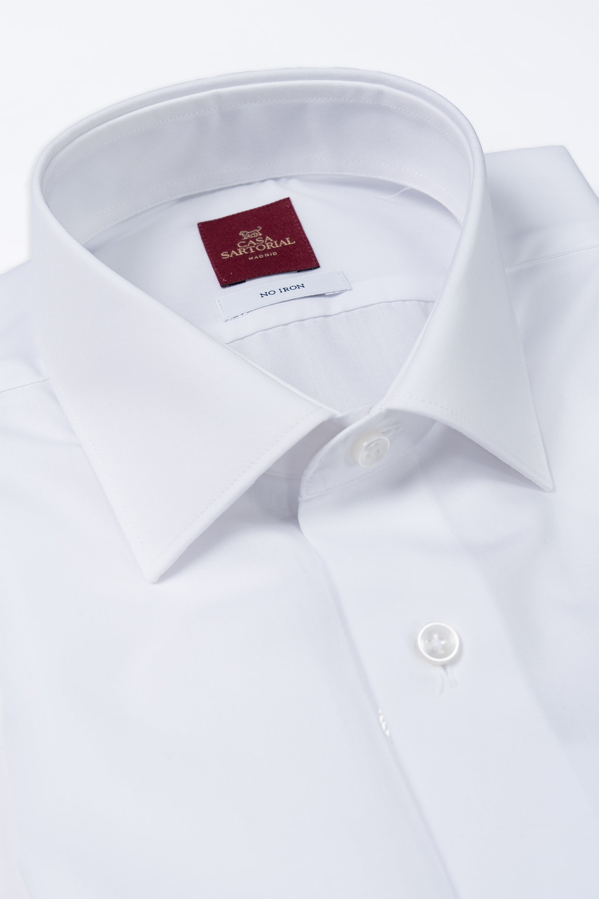 Camisa RTW Algodón Non Iron Blanca Popelina / CASA SARTORIAL
