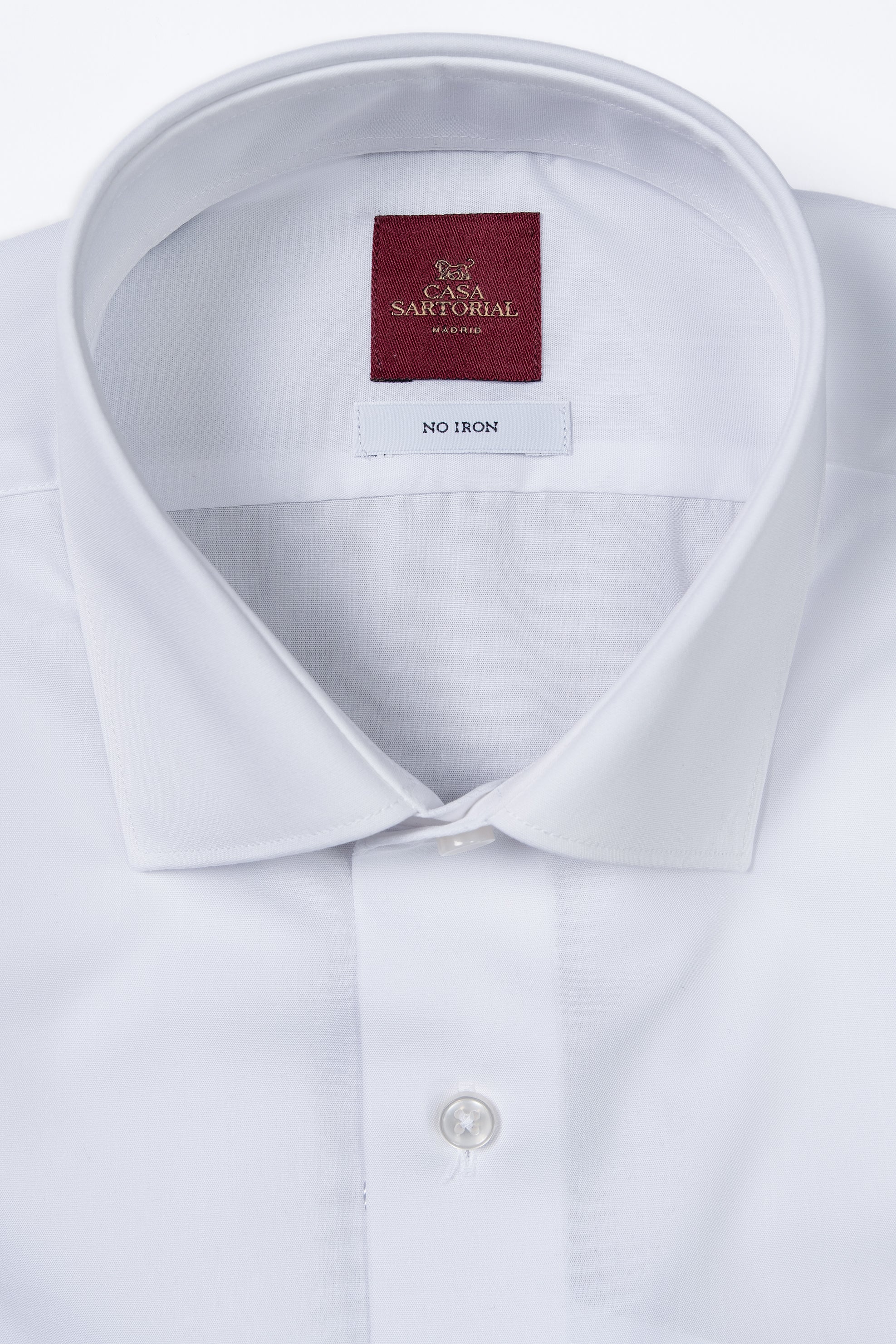 Camisa RTW Algodón Non Iron Blanca Popelina / CASA SARTORIAL