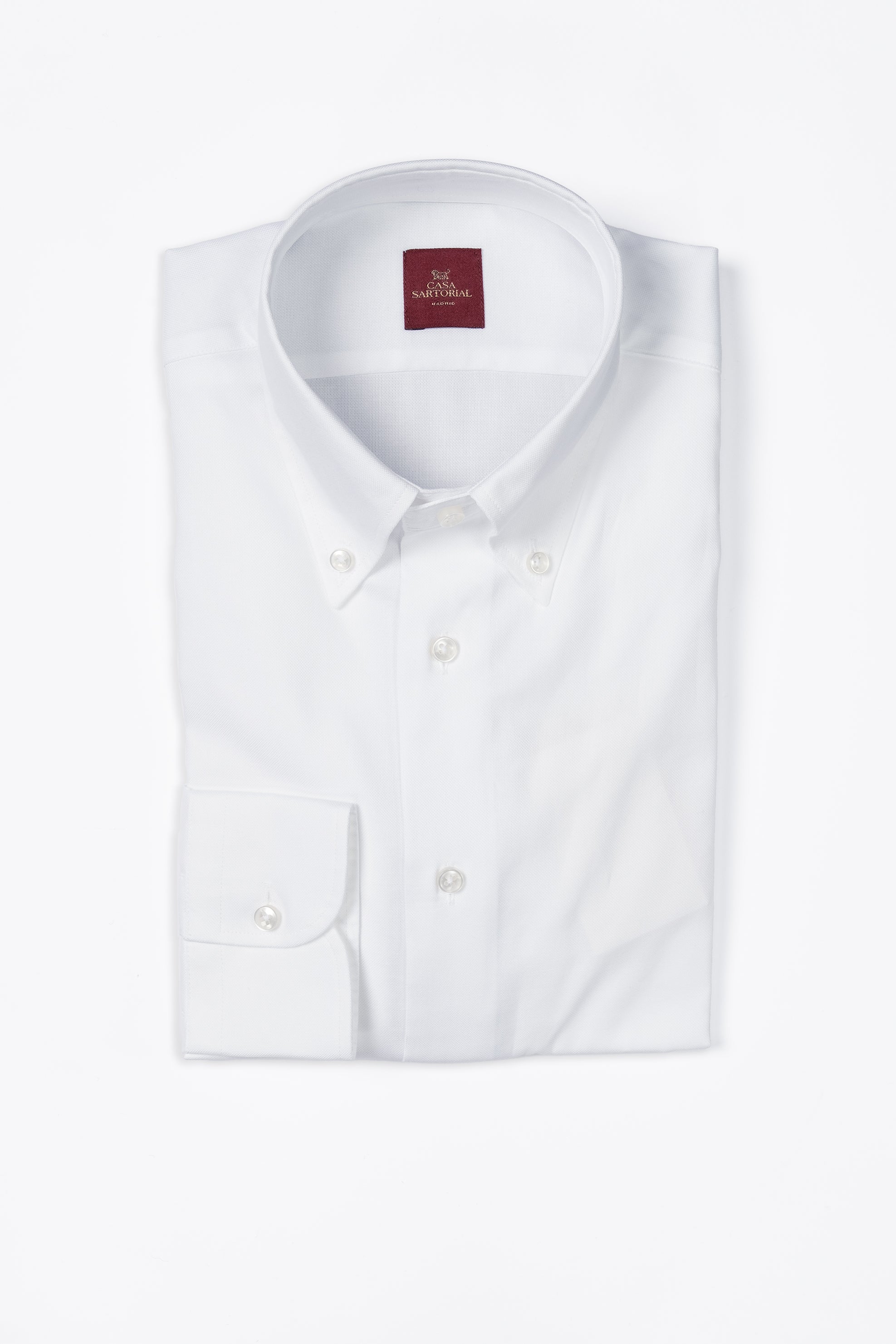 Camisa RTW Algodón Oxford Botton Down Blanca / CASA SARTORIAL