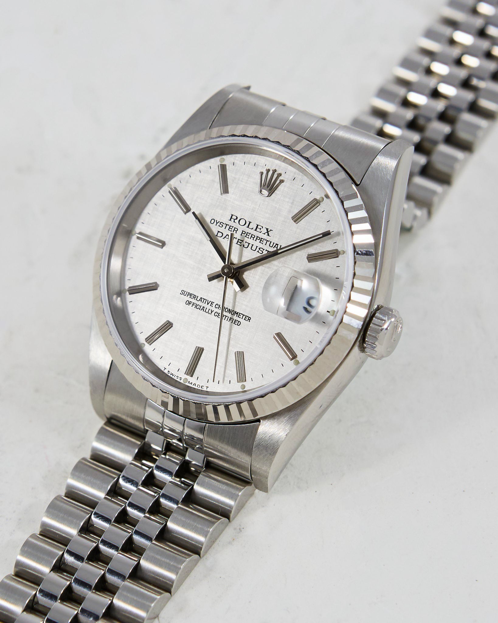 Rolex Datejust Linen Dial Ref. 16234 - 36mm - 1997
