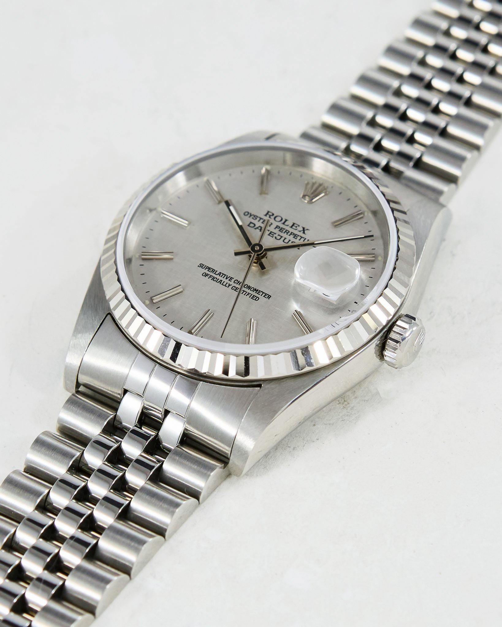 Rolex Datejust Linen Dial Ref. 16234 - 36mm - 1997