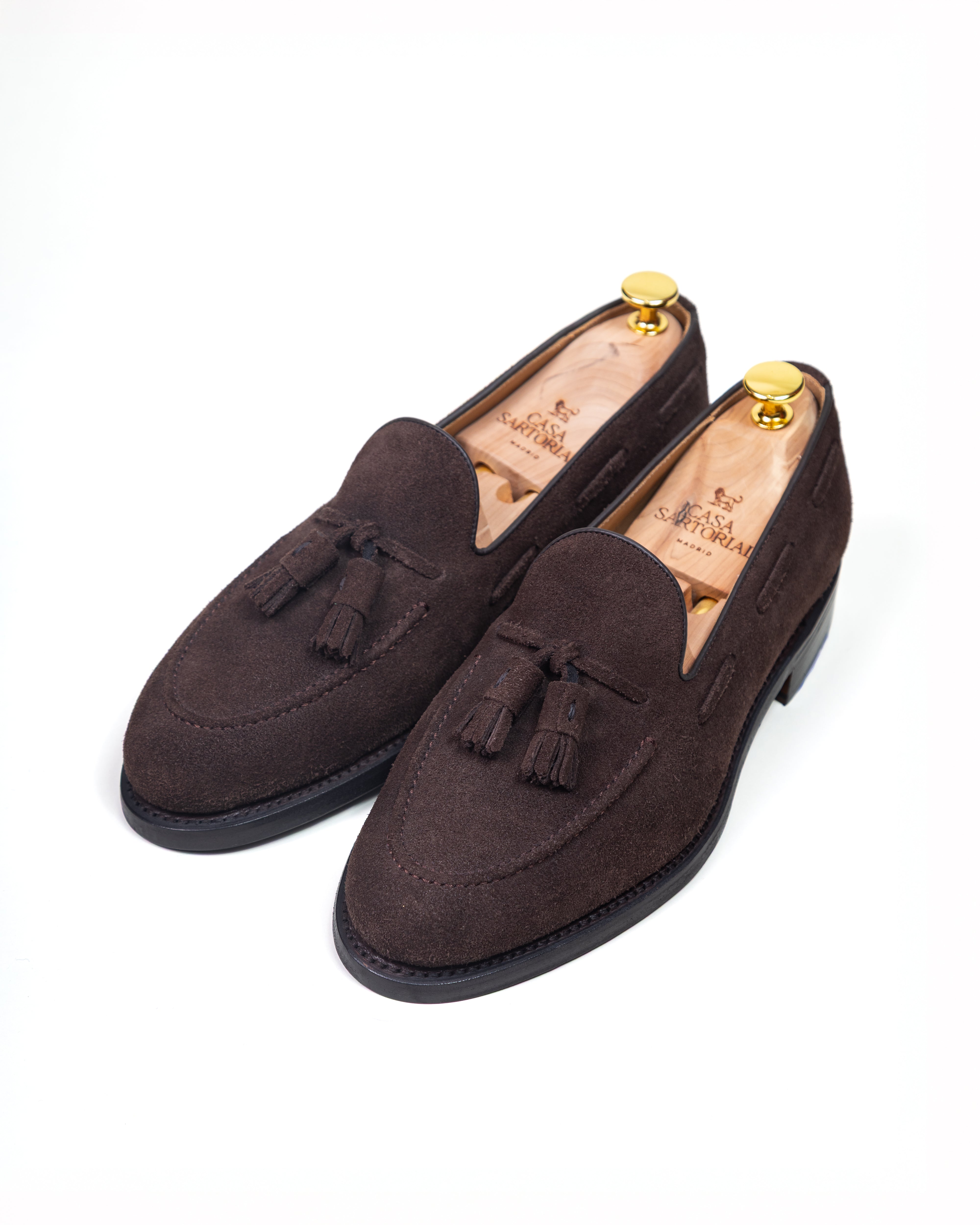 Tassel Loafer Brown Suede / CASA SARTORIAL