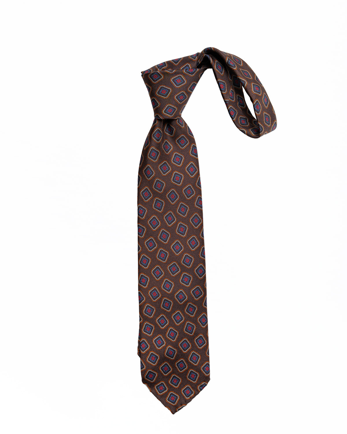 Corbata de Seda marrón | Biagio Santo