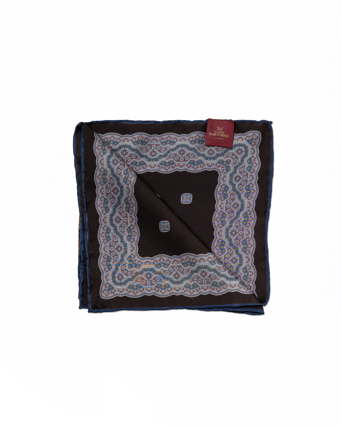 Pocket Square Marrón | Serà Fine Silk