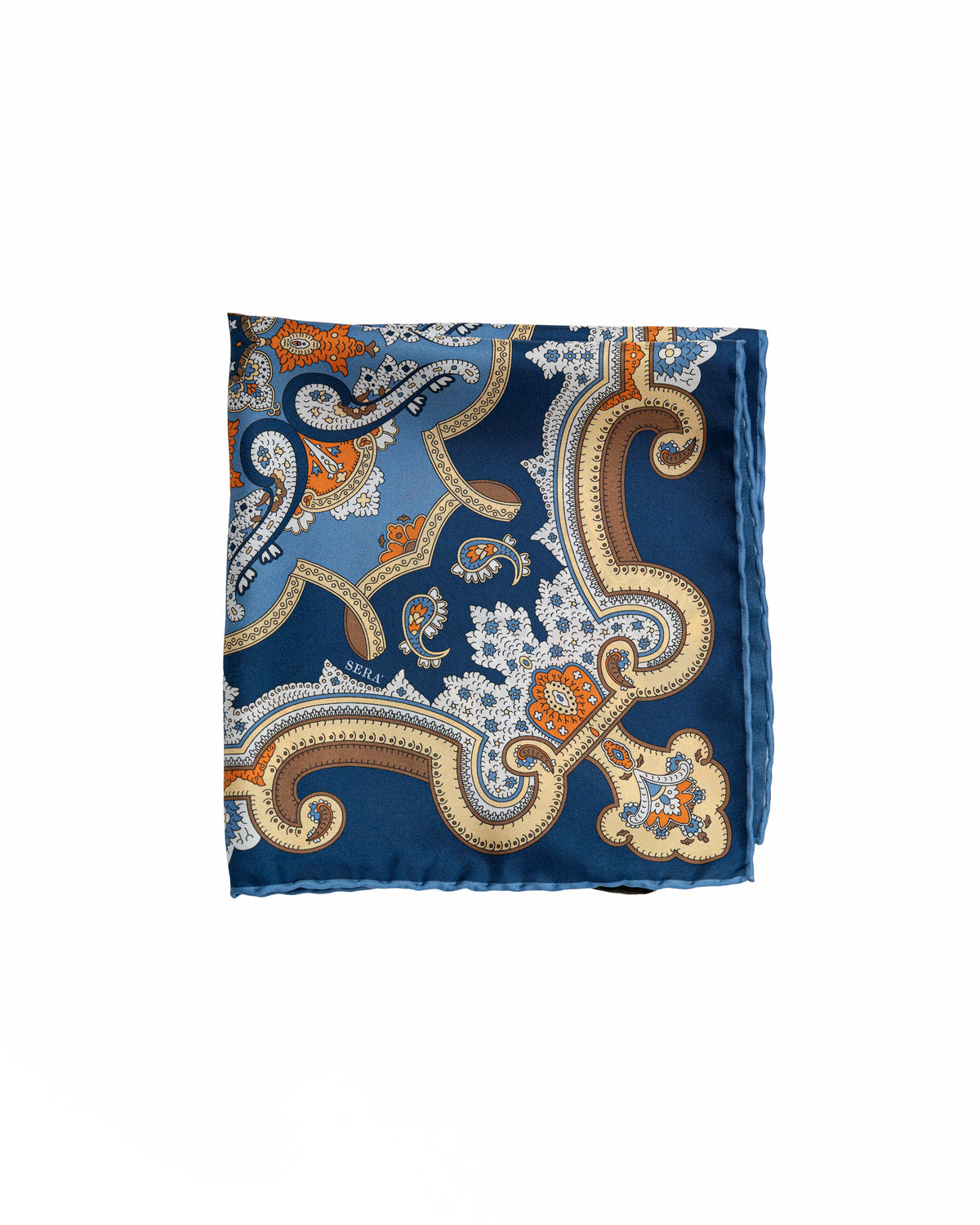 Pocket Square Azul | Serà Fine Silk