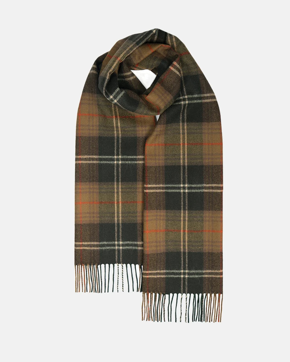 Oversized Lambswool Scarf - Chisolm Hunting Brown