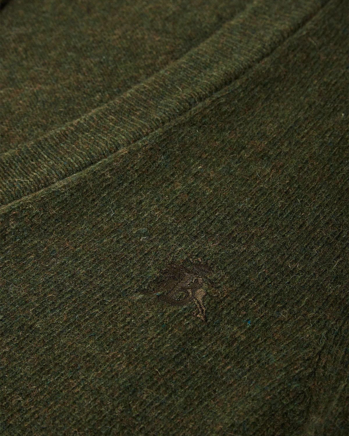 Shetland Wool Cardigan Beech / Baracuta