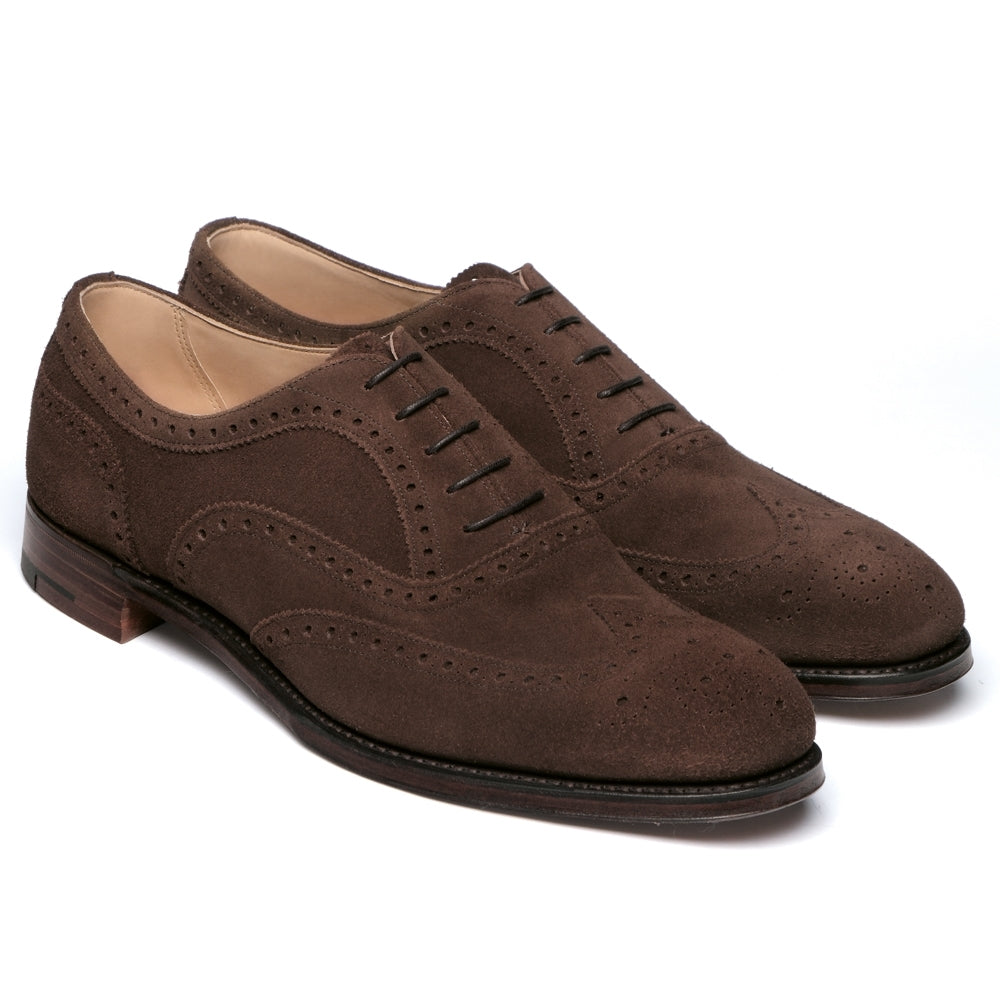 Arthur III Oxford Brogue in Plough Suede / JOSEPH CHEANEY